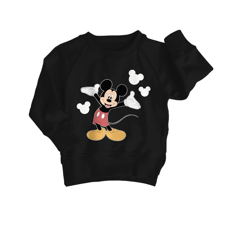 Bamboo COTTON SPANDEX MAIN MOUSE kids GRAPHIC crewneck (FLEECE LINED)