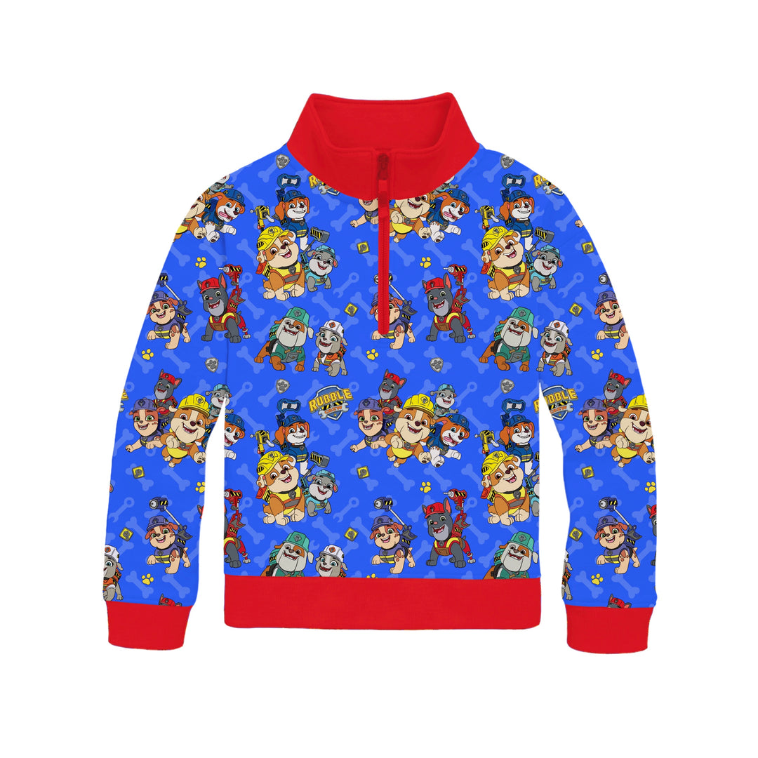 Bamboo COTTON SPANDEX BOW WOW BUILD QUARTER ZIP (NO FLEECE)