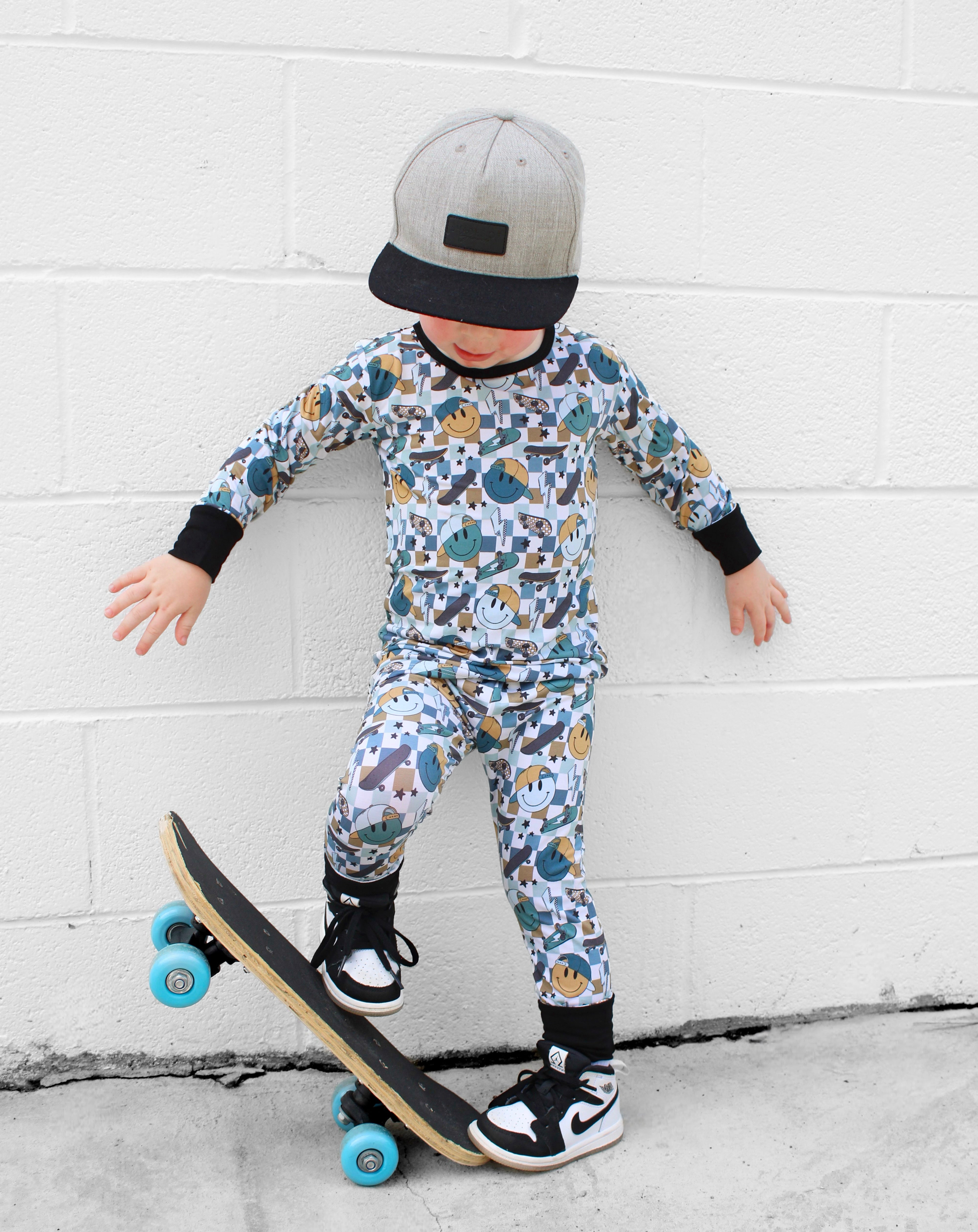 Bamboo CHECK YA LATER SKATER 2.0 Two Piece Long Sleeve/Pant Set