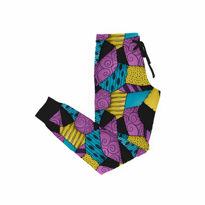 Bamboo RIBBED CHAOS BEFORE CHRISTMAS WOMENS JOGGERS