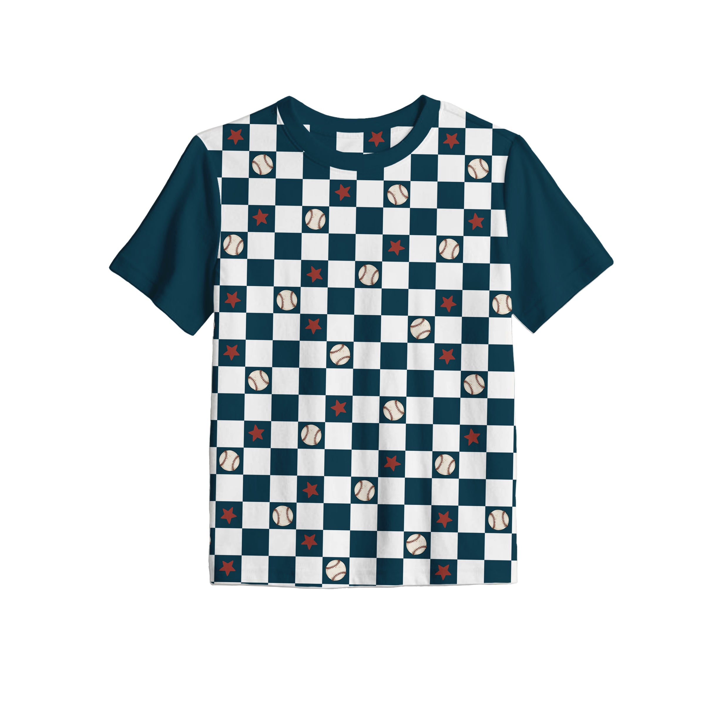 Bamboo BALLING OUT FULL PRINT KIDS TEE