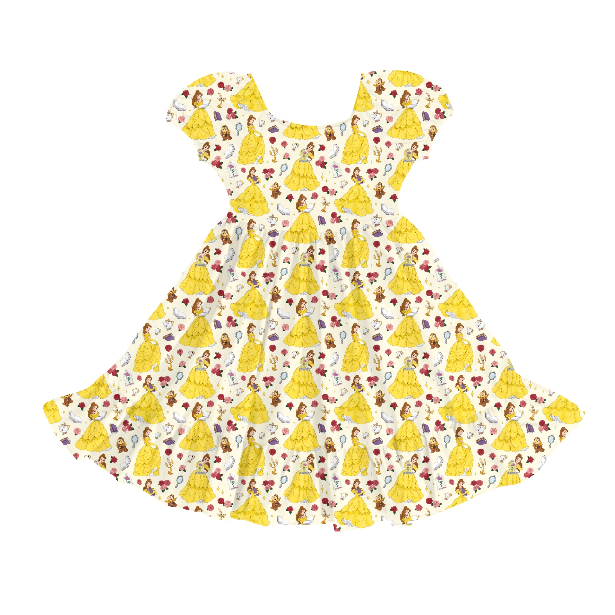 Bamboo BE OUR GUEST Short Sleeve Bubble Twirl Dress