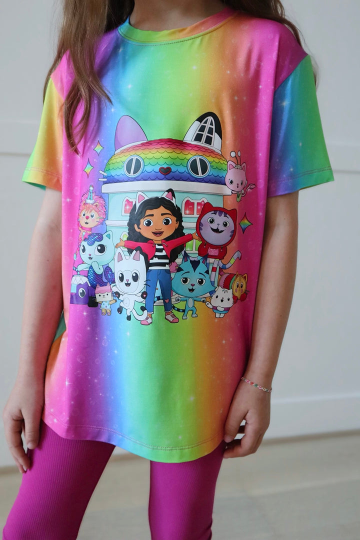 Bamboo DOLLHOUSE WORLD KIDS GRAPHIC TEE