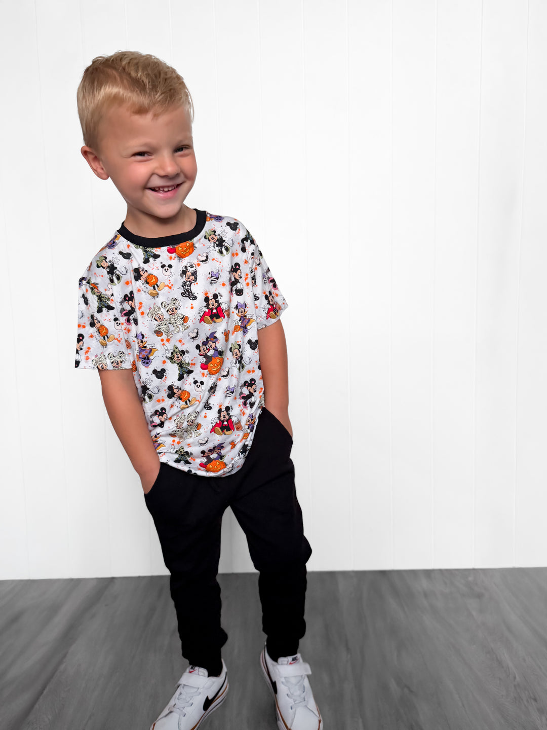 Bamboo MIDNIGHT ON MAIN FULL PRINT TEE