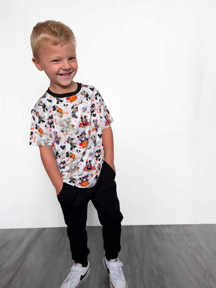 Bamboo MIDNIGHT ON MAIN FULL PRINT TEE