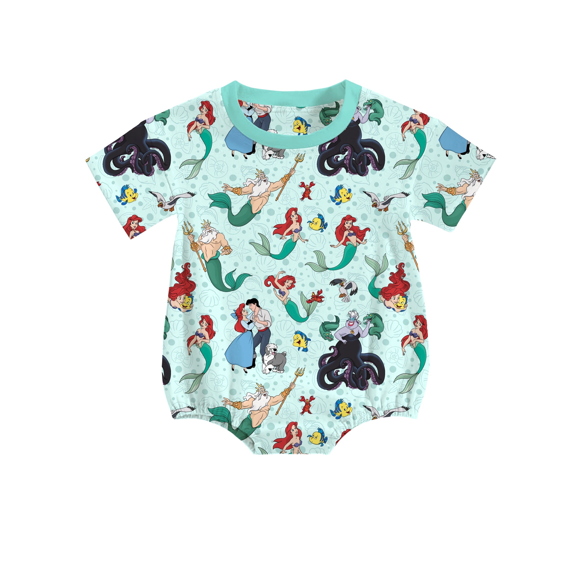 Bamboo PRETTY FACE SHORT SLEEVE RELAXED FIT ROMPER