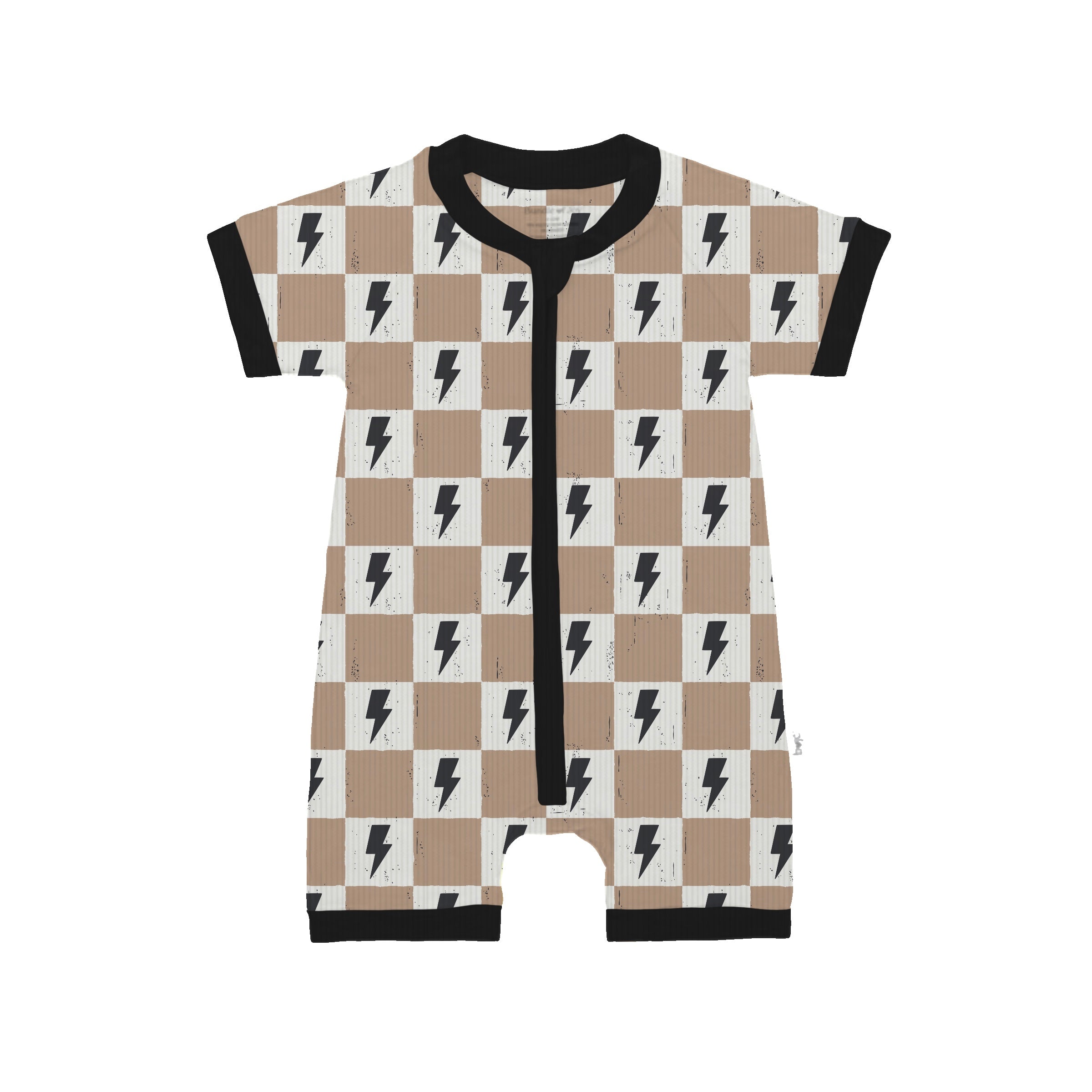 BAMBOO RIBBED ALL A-BOLT CHECKS SHORTY