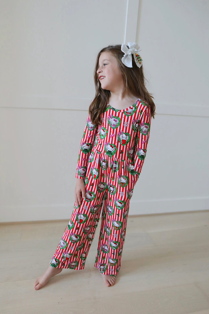 Bamboo MERRY &amp; SWEET LONG SLEEVE FULL LENGTH ROMPER