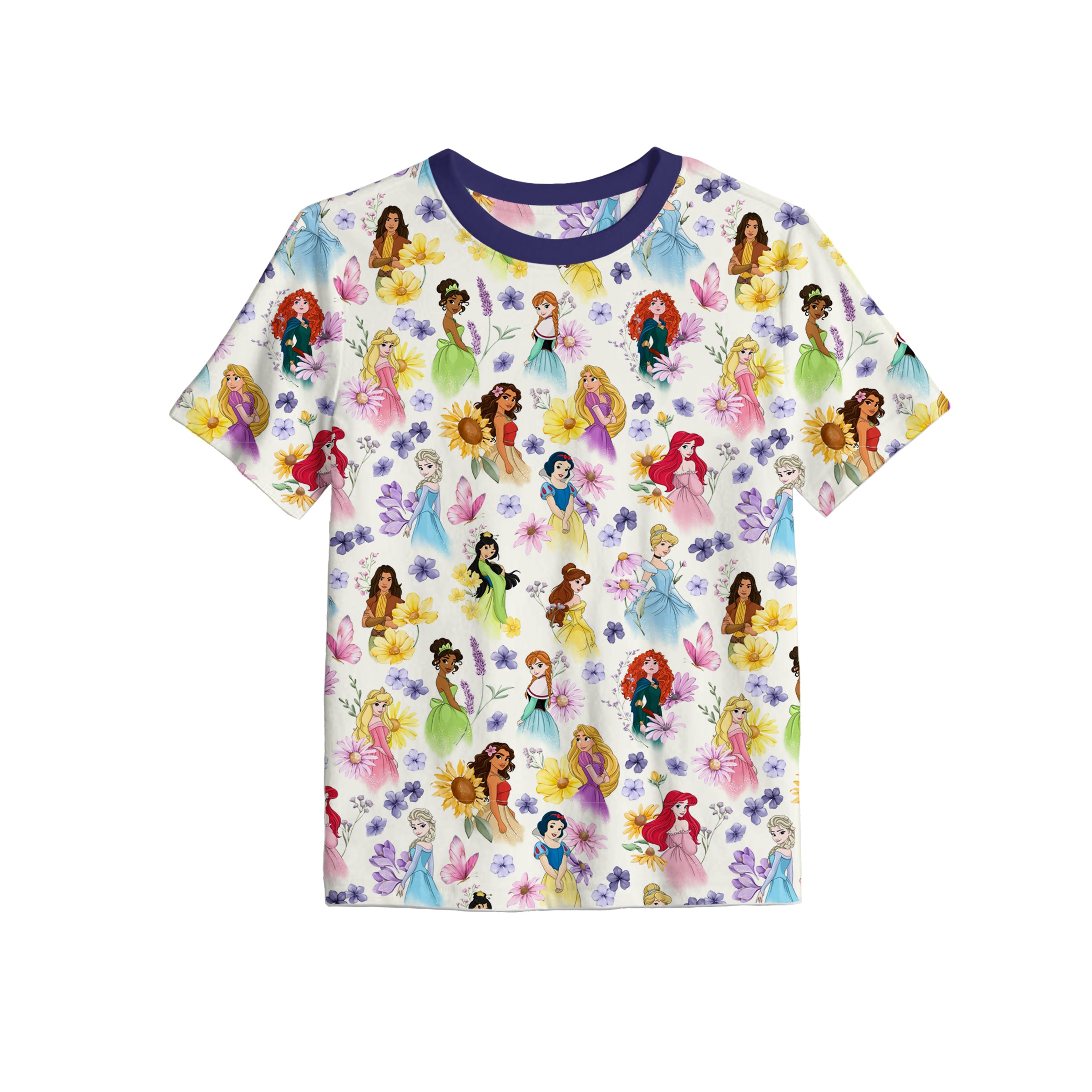 Bamboo PRINCESS PETALS KIDS TEE