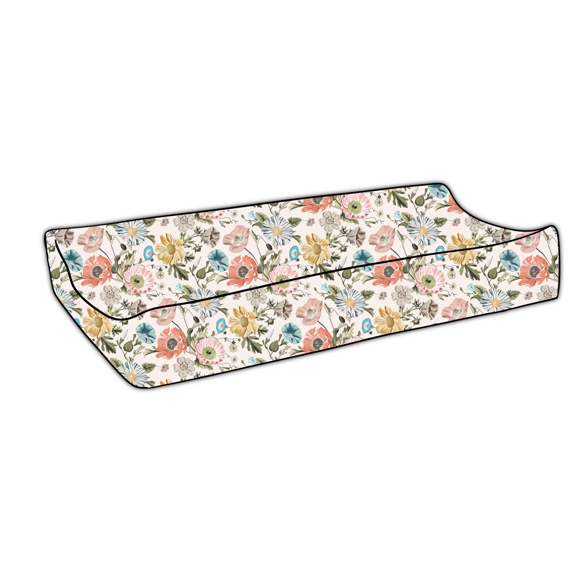 BAMBOO Lydia’s Blooms CHANGING PAD COVER