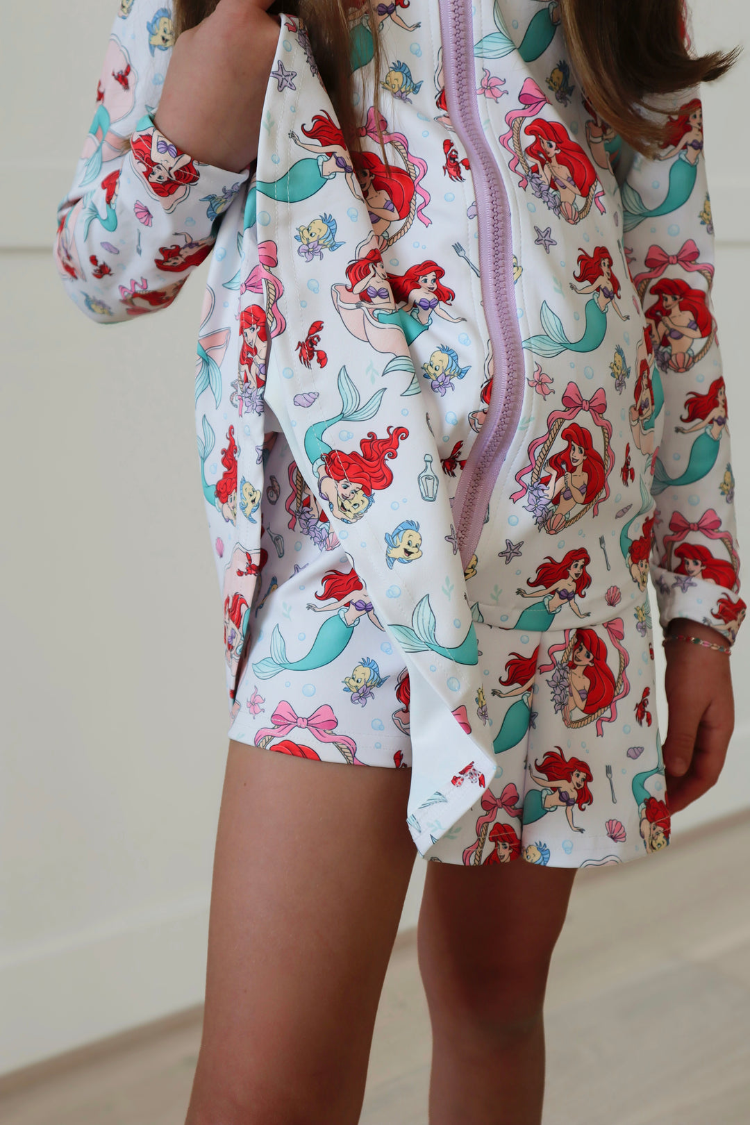 BUBBLES &amp; BESTIES 3-PIECE ATHLETIC SKORT SET