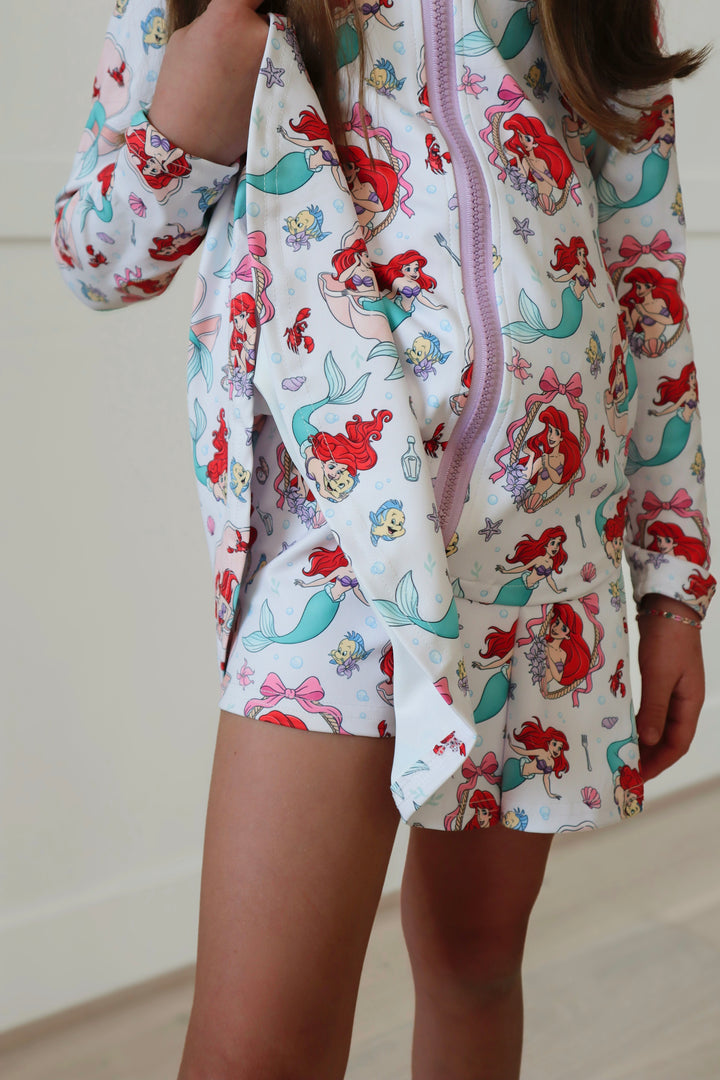 BUBBLES &amp; BESTIES 3-PIECE ATHLETIC SKORT SET