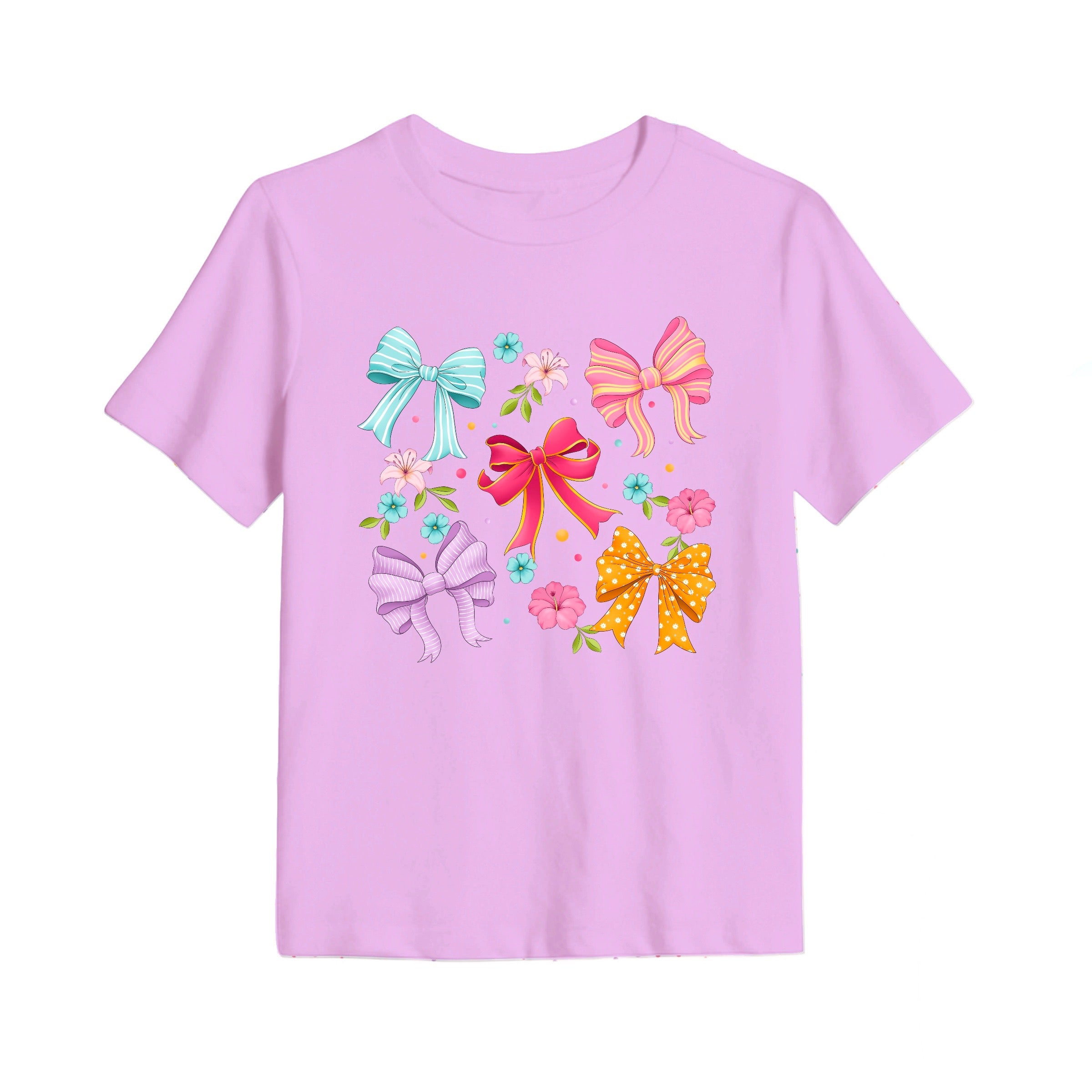 Bamboo BLOOMS & BOWS KIDS GRAPHIC TEE