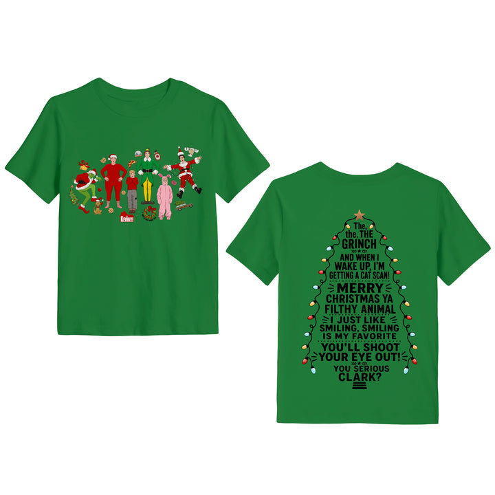 Bamboo HOLIDAY CLASSIC CHAOS KIDS GRAPHIC TEE (FRONT &amp; BACK)