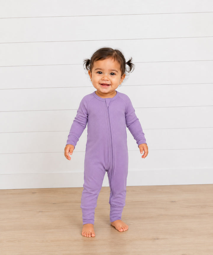 Bamboo RIBBED PURPLE POP Zippy