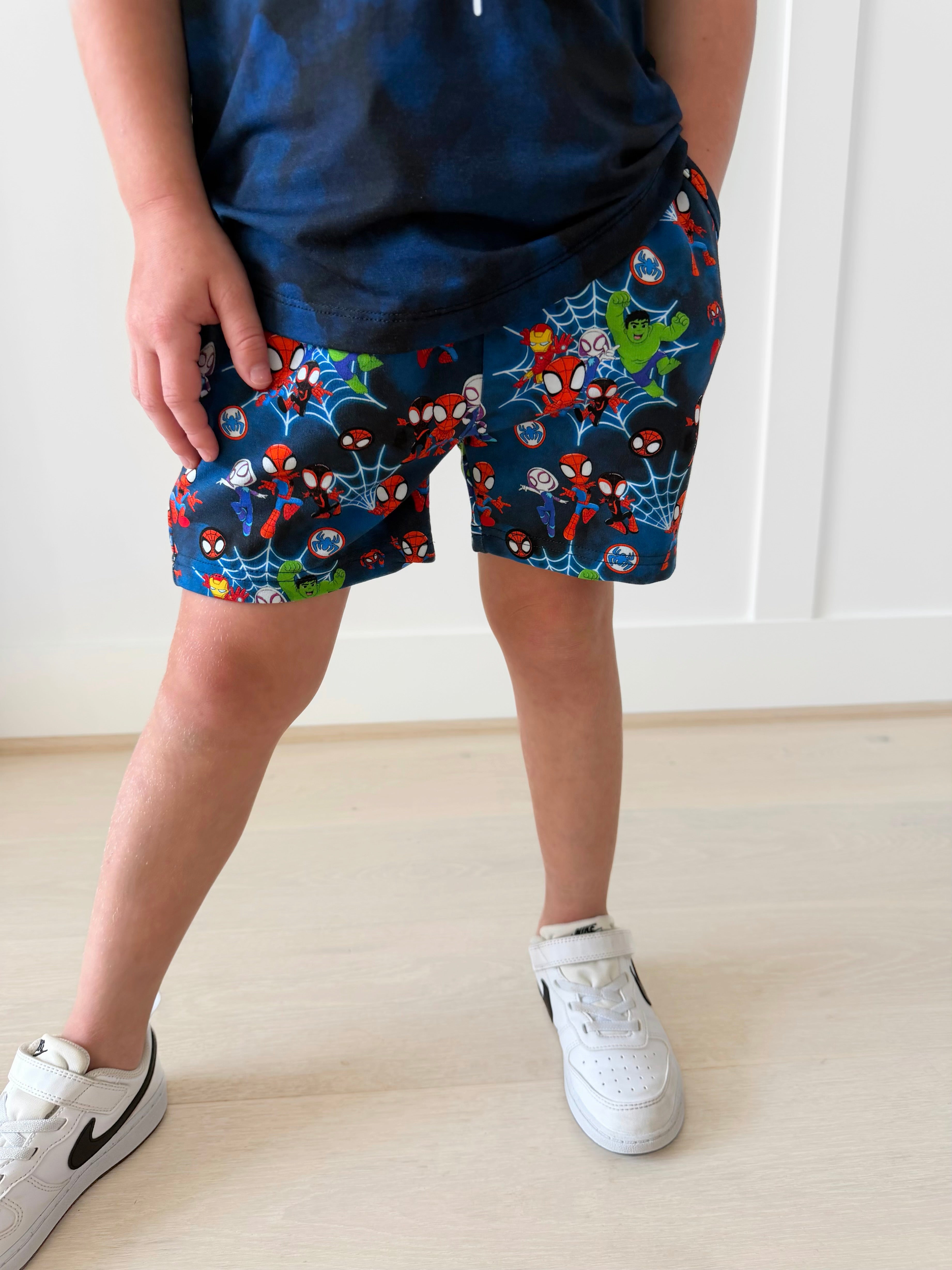 Bamboo COTTON SPANDEX SWINGING & SPINNING Relaxed Shorts