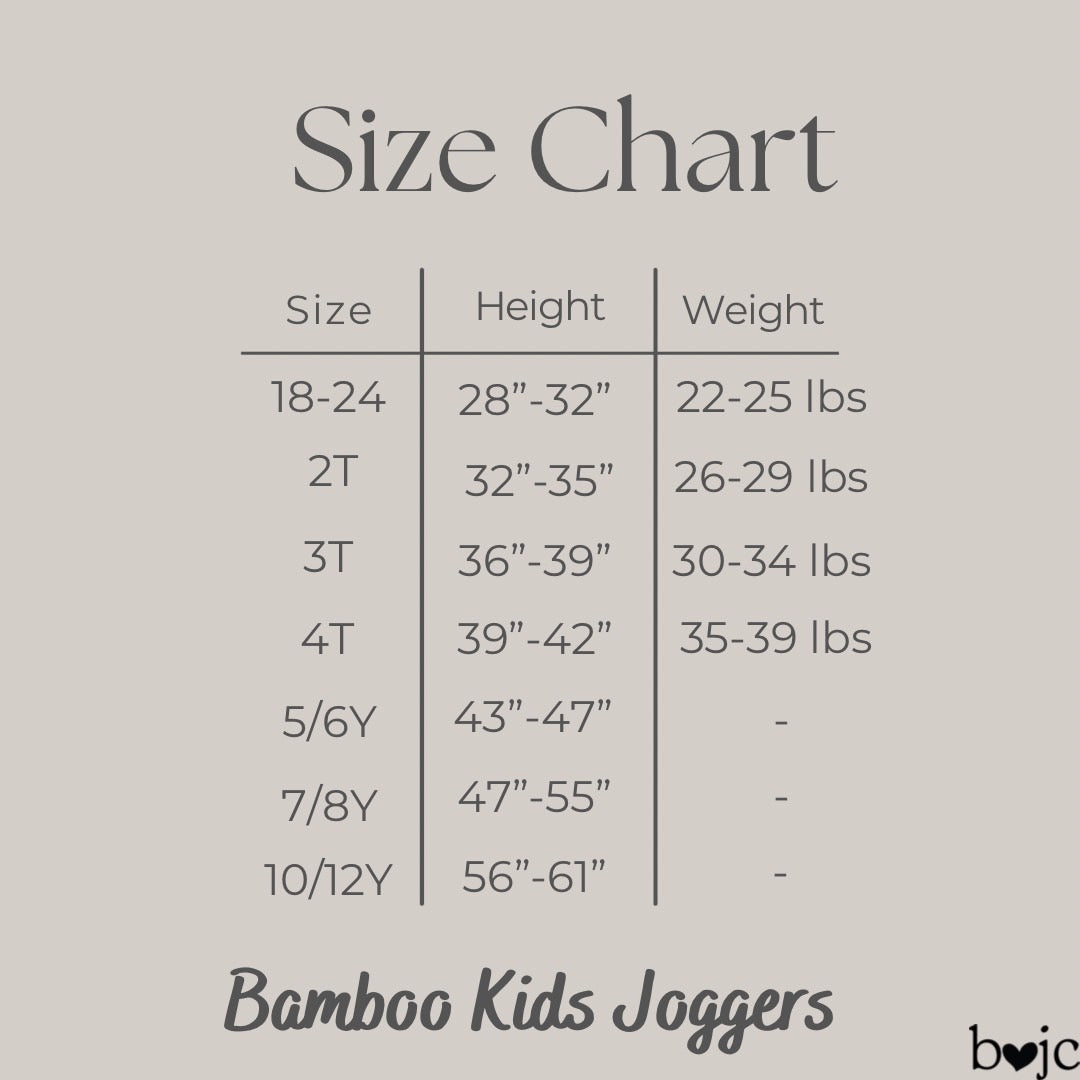 BAMBOO Level Up KIDS JOGGERS