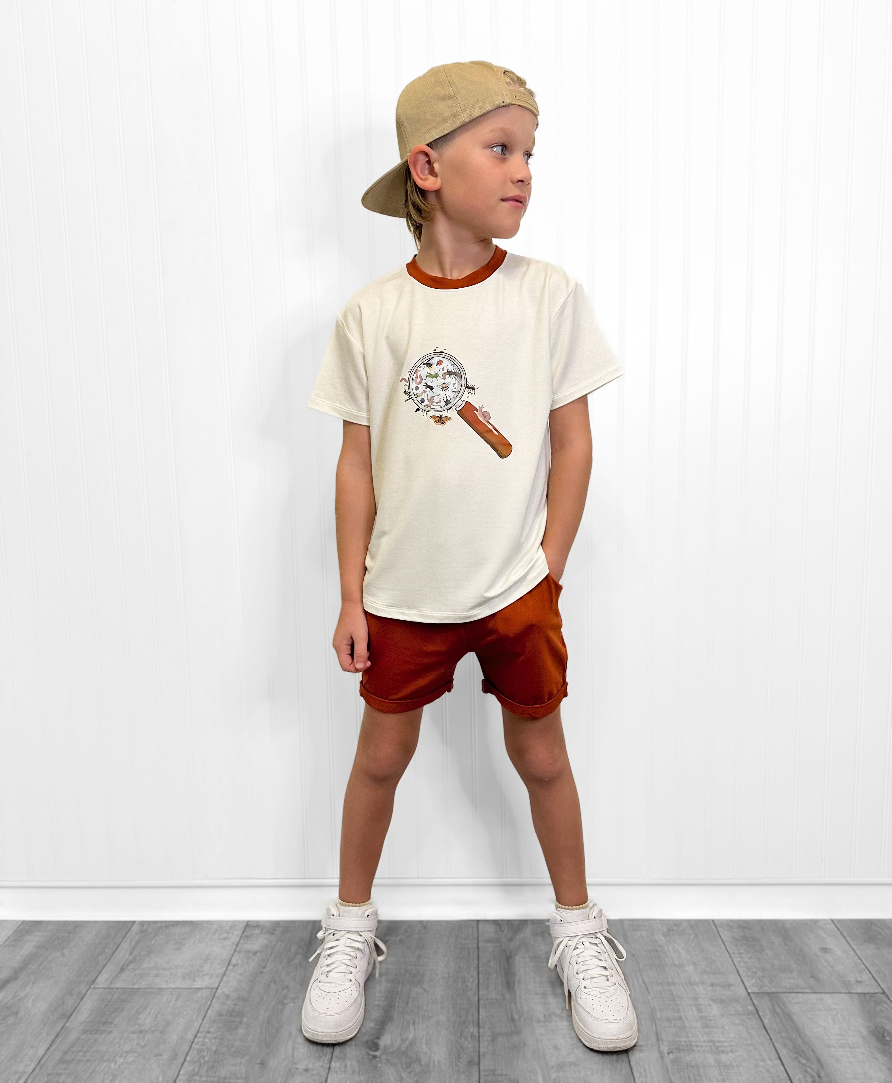 Bamboo French Terry Bug Hunt 2.0 Relaxed Short Set