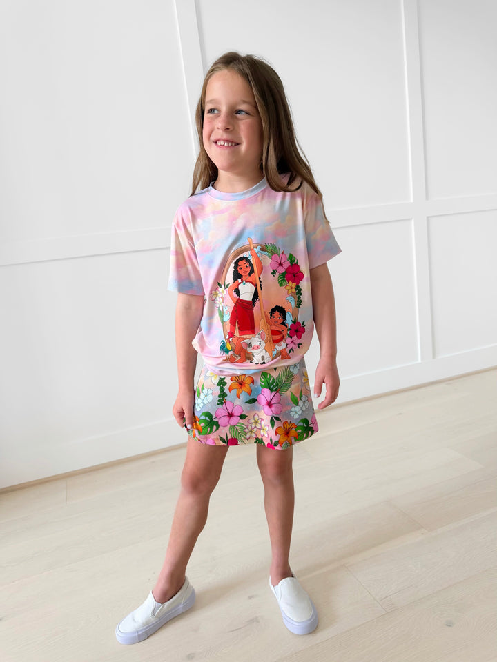 Bamboo BEYOND THE REEF KIDS GRAPHIC FRONT &amp; BACK TEE