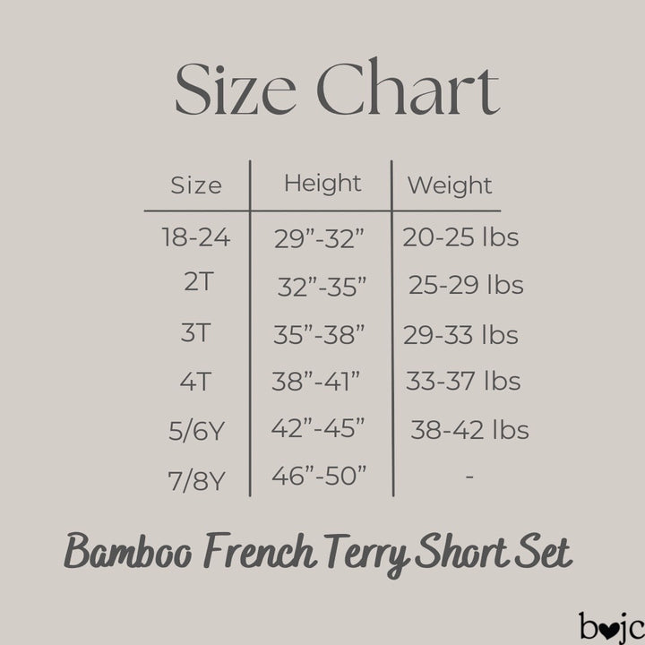 Bamboo RIBBED BOLD &amp; BASIC Relaxed Shorts (SHORTS ONLY)