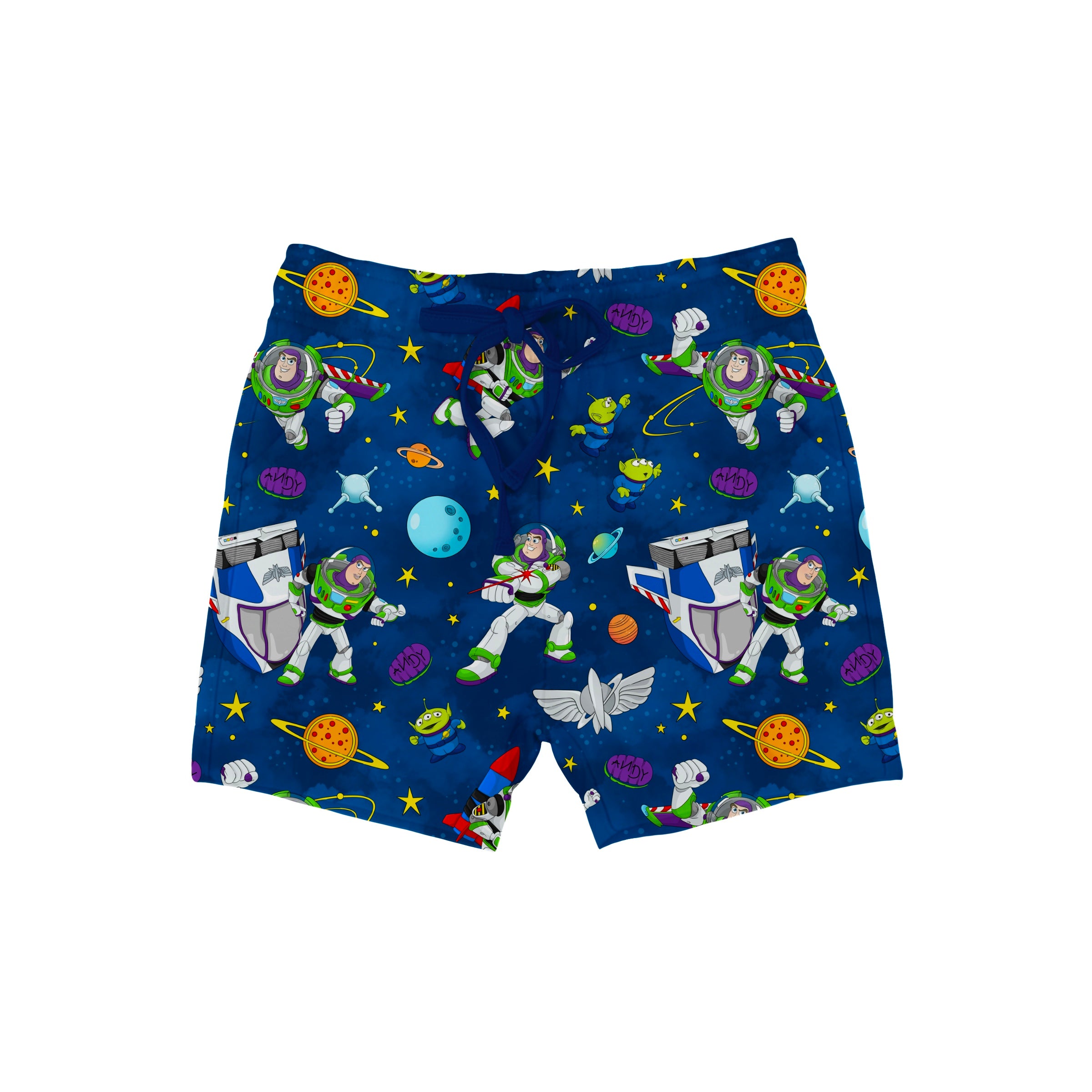 Bamboo COTTON SPANDEX STAR COMMAND Relaxed Shorts