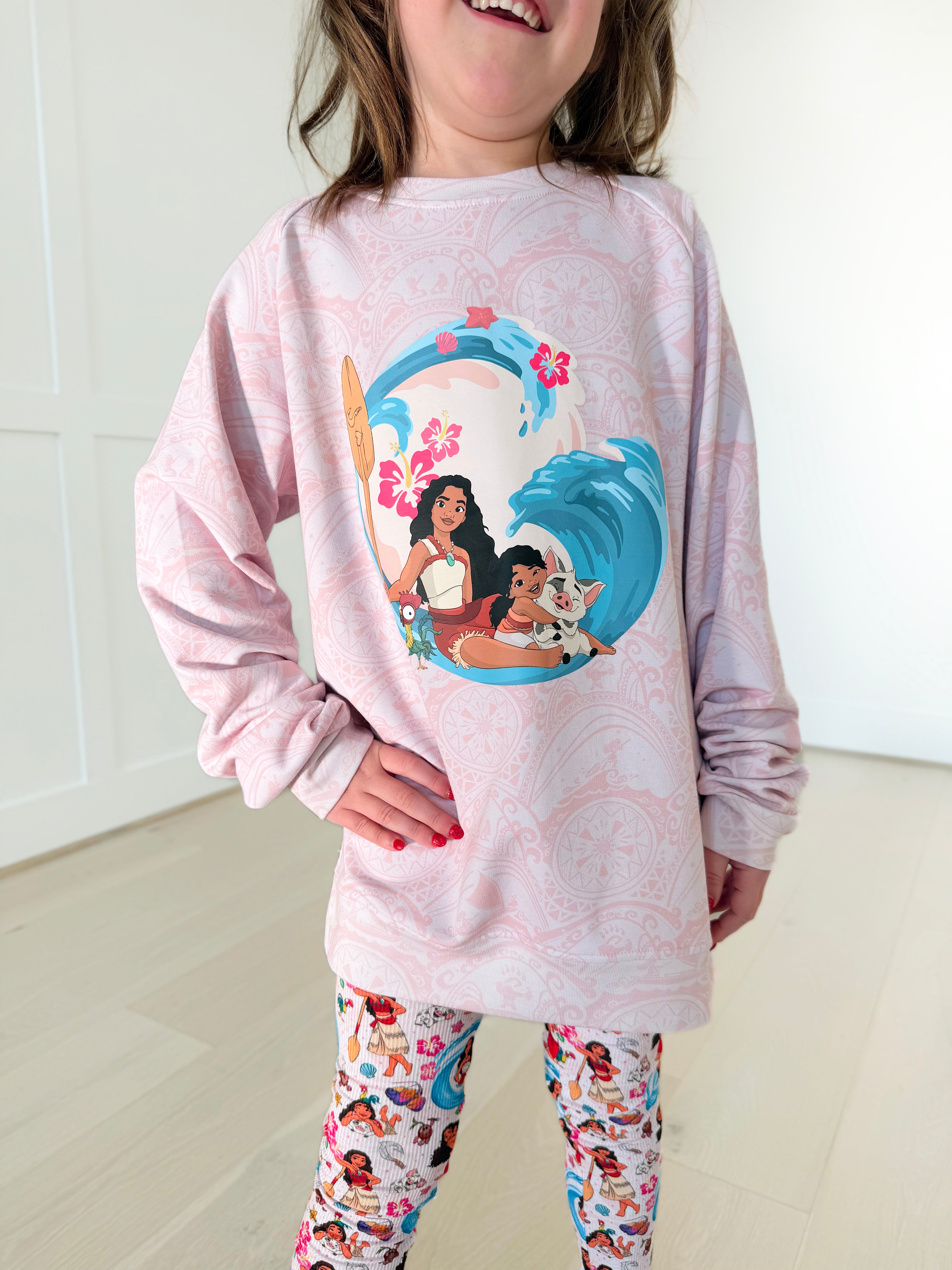 Bamboo COTTON SPANDEX SPIRIT OF THE SEA kids SUB crewneck