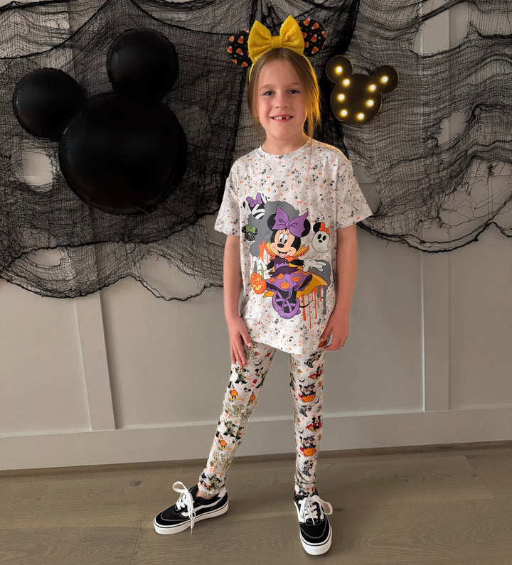 Bamboo MIDNIGHT ON MAIN KIDS GRAPHIC TEE (GIRL- FRONT &amp; BACK)
