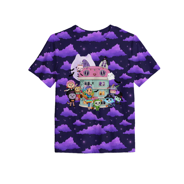 Bamboo HAPPY CAT-O-WEEN KIDS GRAPHIC TEE