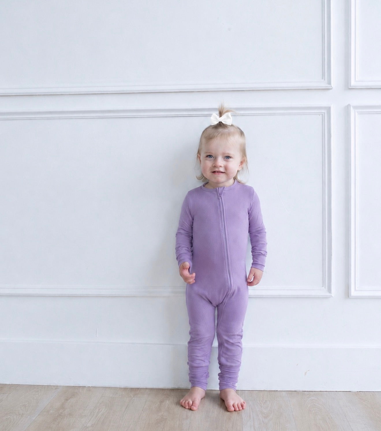 Bamboo RIBBED LAVENDER HAZE Zippy