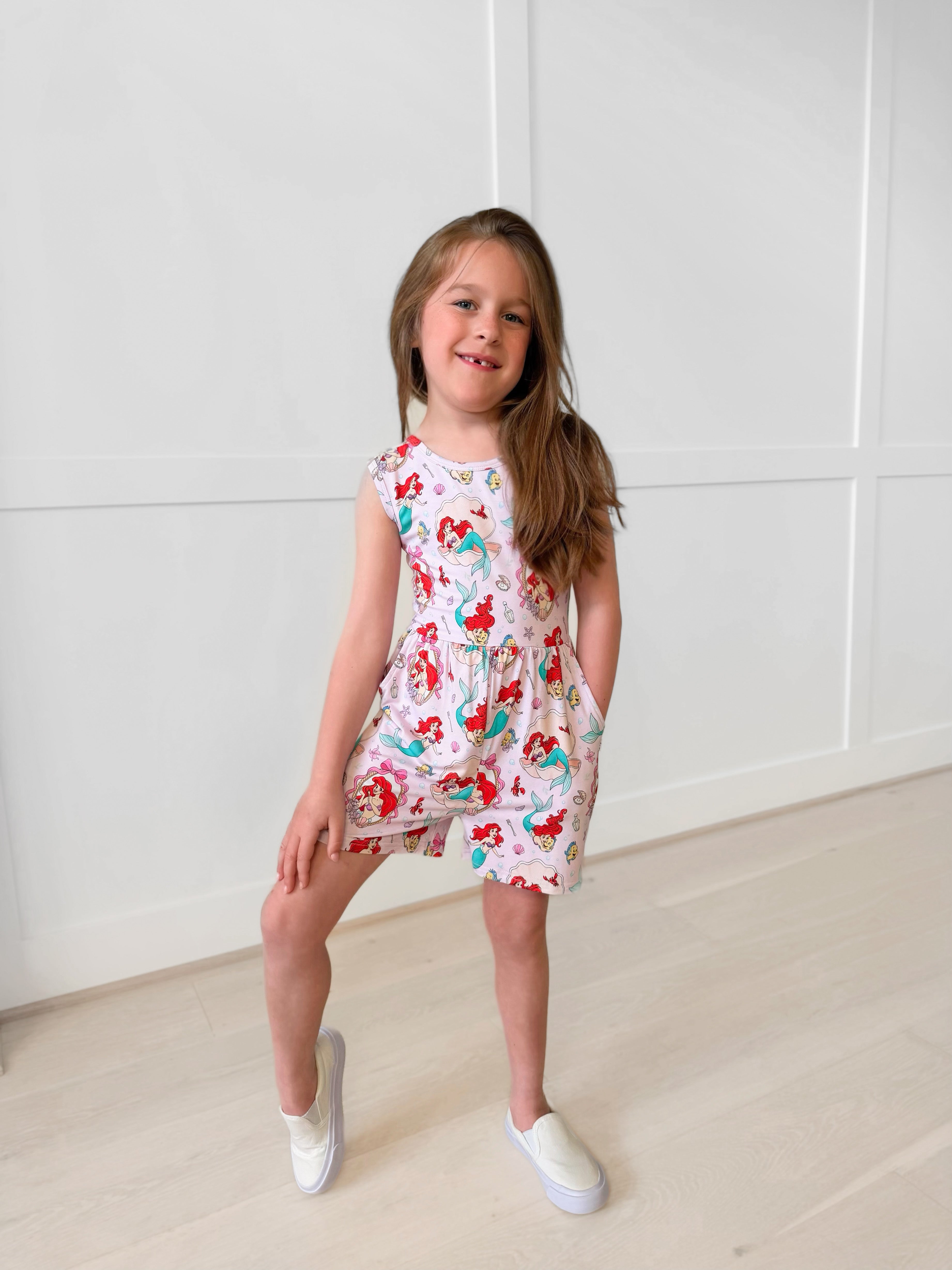 Bamboo BUBBLES & BESTIES TANK TOP SHORT ROMPER