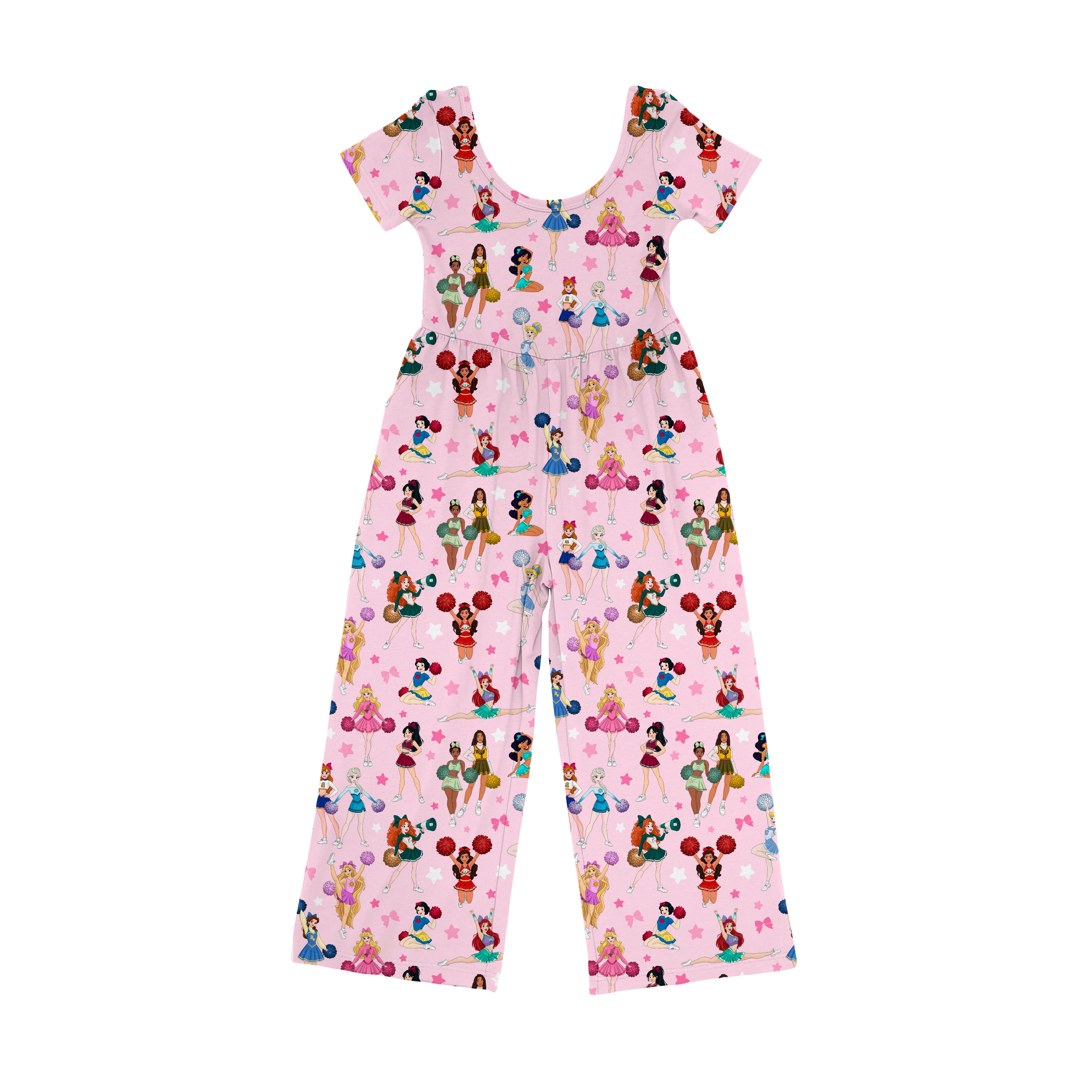 Bamboo ROYAL RALLY SHORT SLEEVE FULL LENGTH POCKET ROMPER