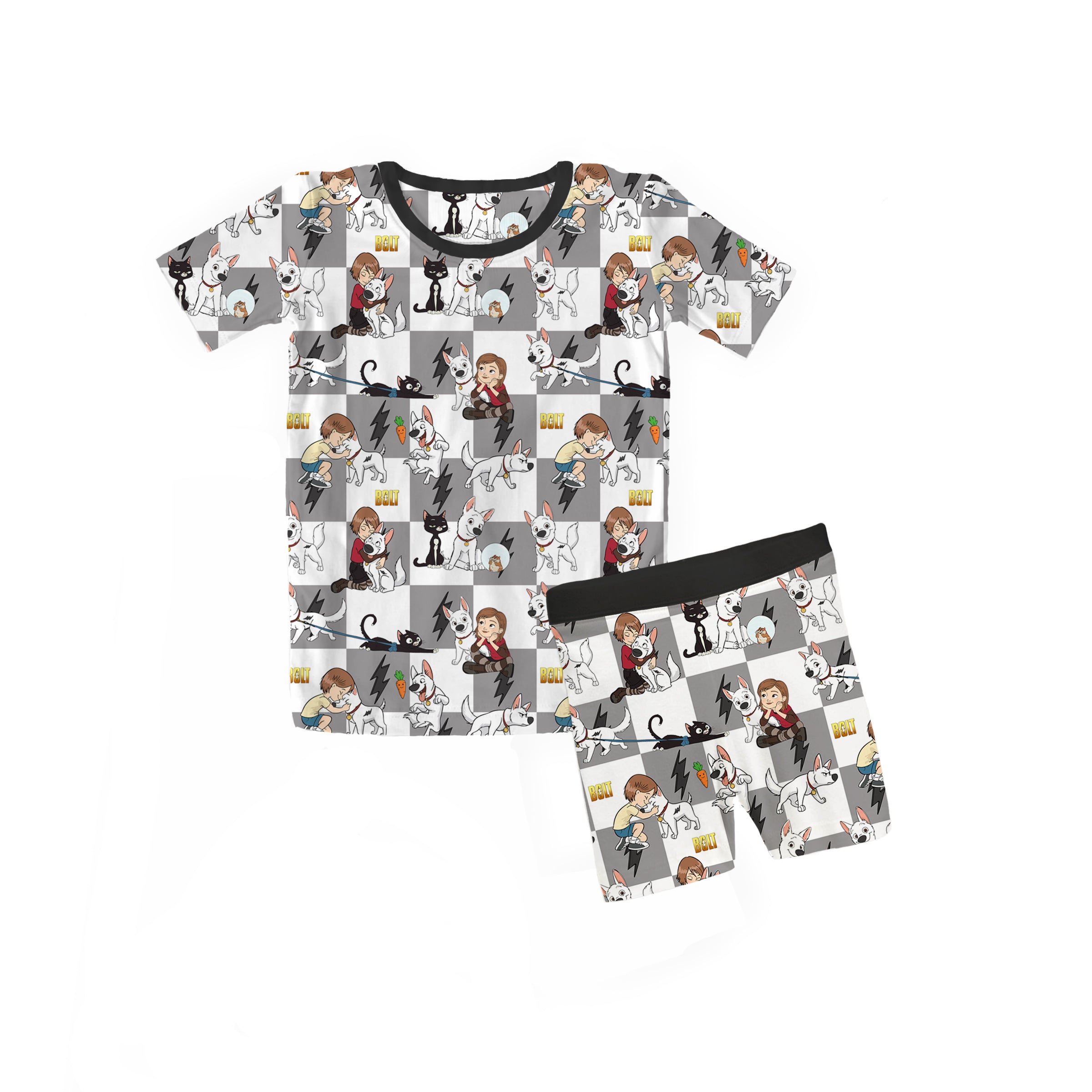 Bamboo SUPERCHARGED PUP Two Piece SHORT SLEEVE/SHORT Set