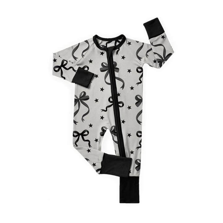 Bamboo RIBBED JUST A BOW GIRL Zippy