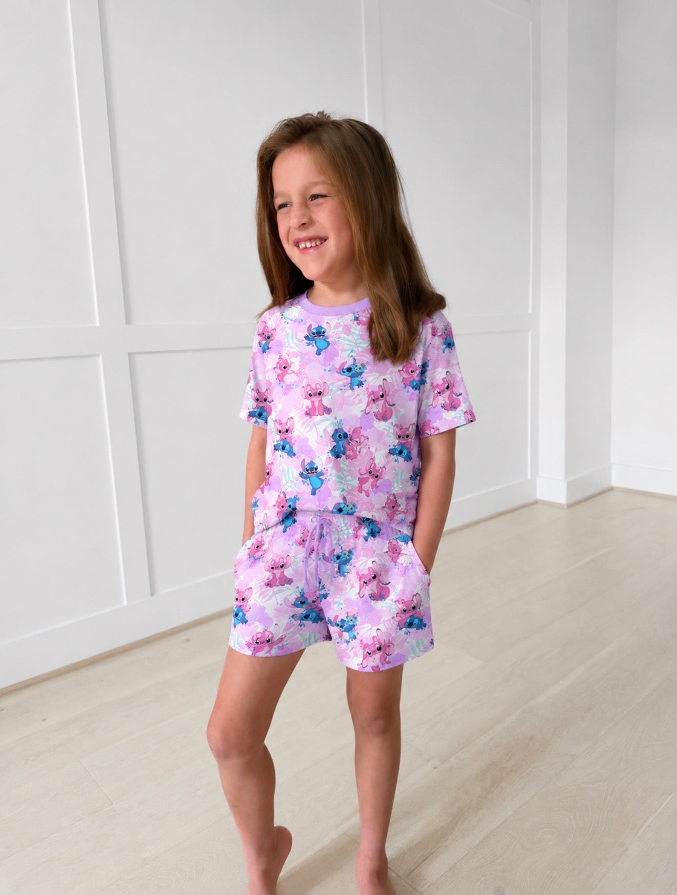 Bamboo ANGEL'S ALLURE KIDS RELAXED SHORT SET