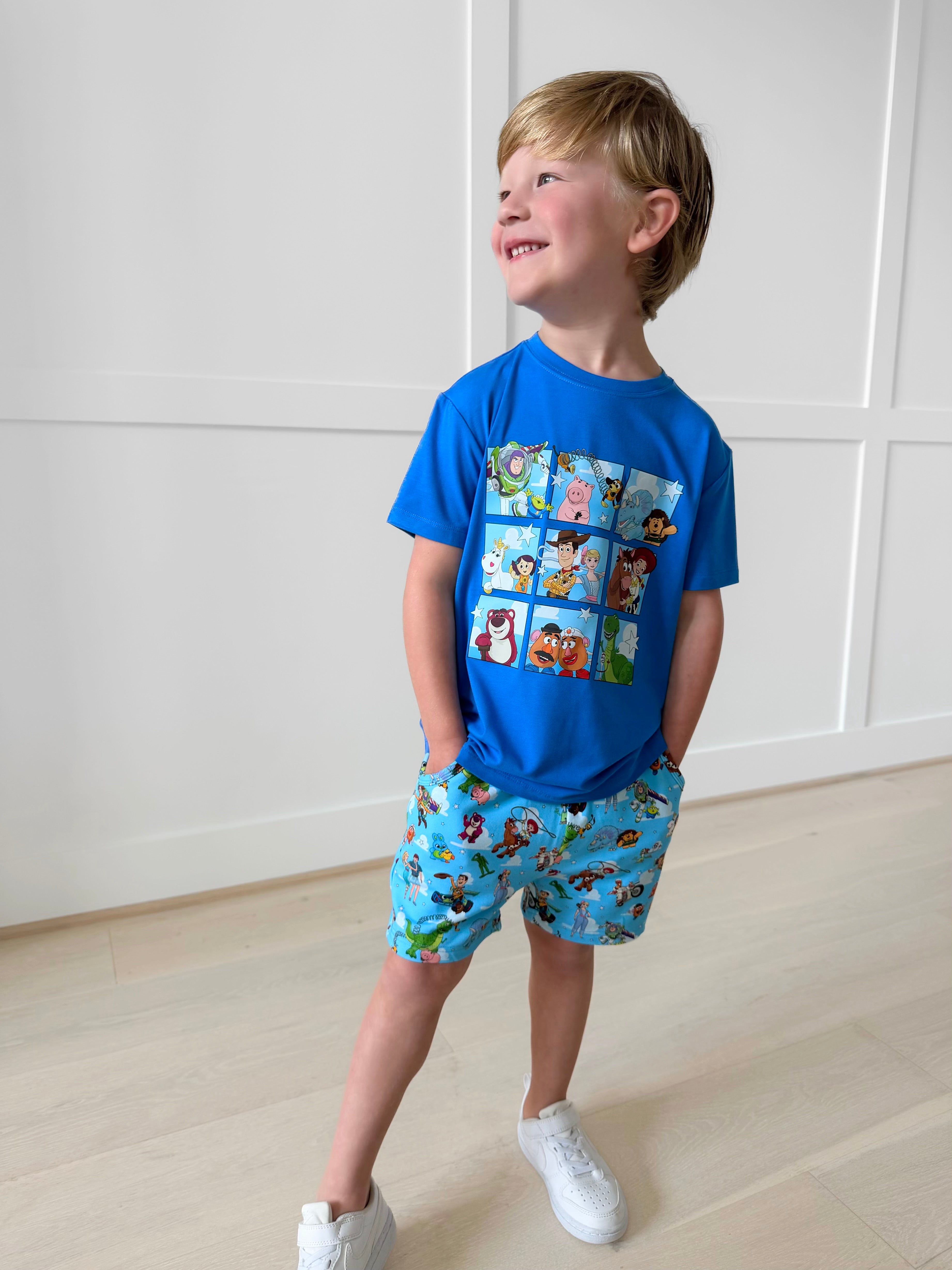 Bamboo THE ADVENTURE CONTINUES KIDS GRAPHIC TEE