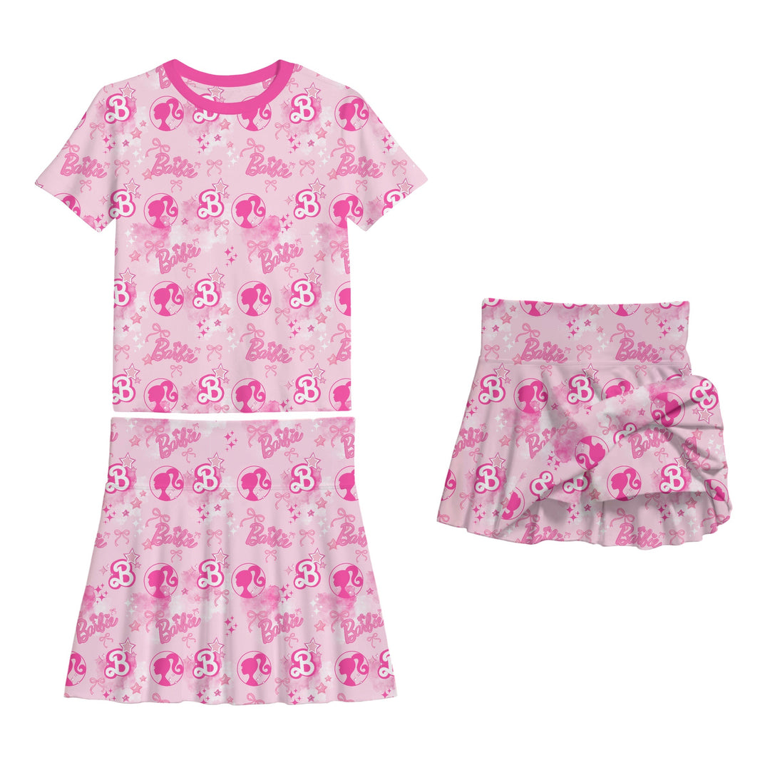 BAMBOO FRENCH TERRY DREAM GIRL ERA SKORT SET