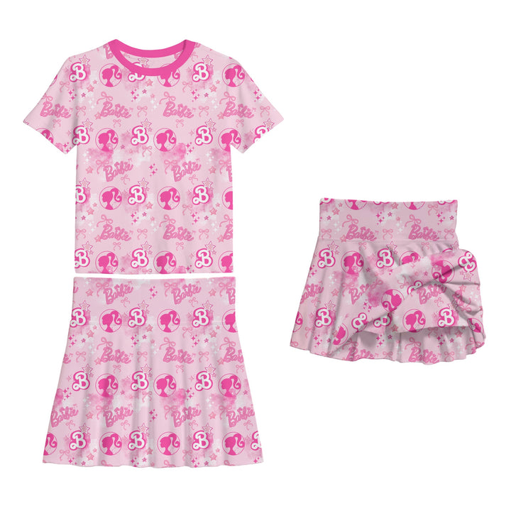 BAMBOO FRENCH TERRY DREAM GIRL ERA SKORT SET