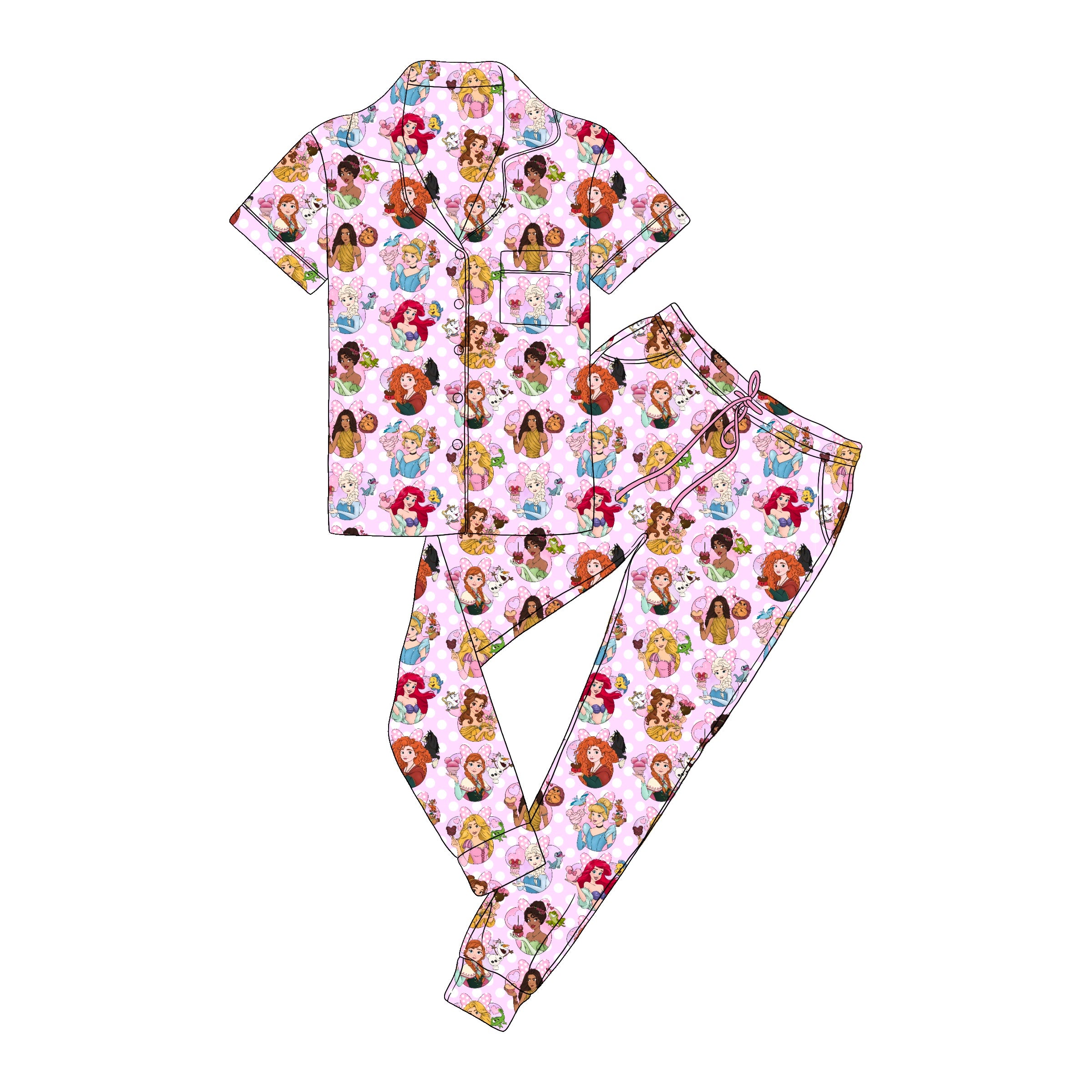 PREORDER Bamboo LOVE BITES Women’s Lounge Formal Jogger Set EST SHIP DATE DECEMBER 2025
