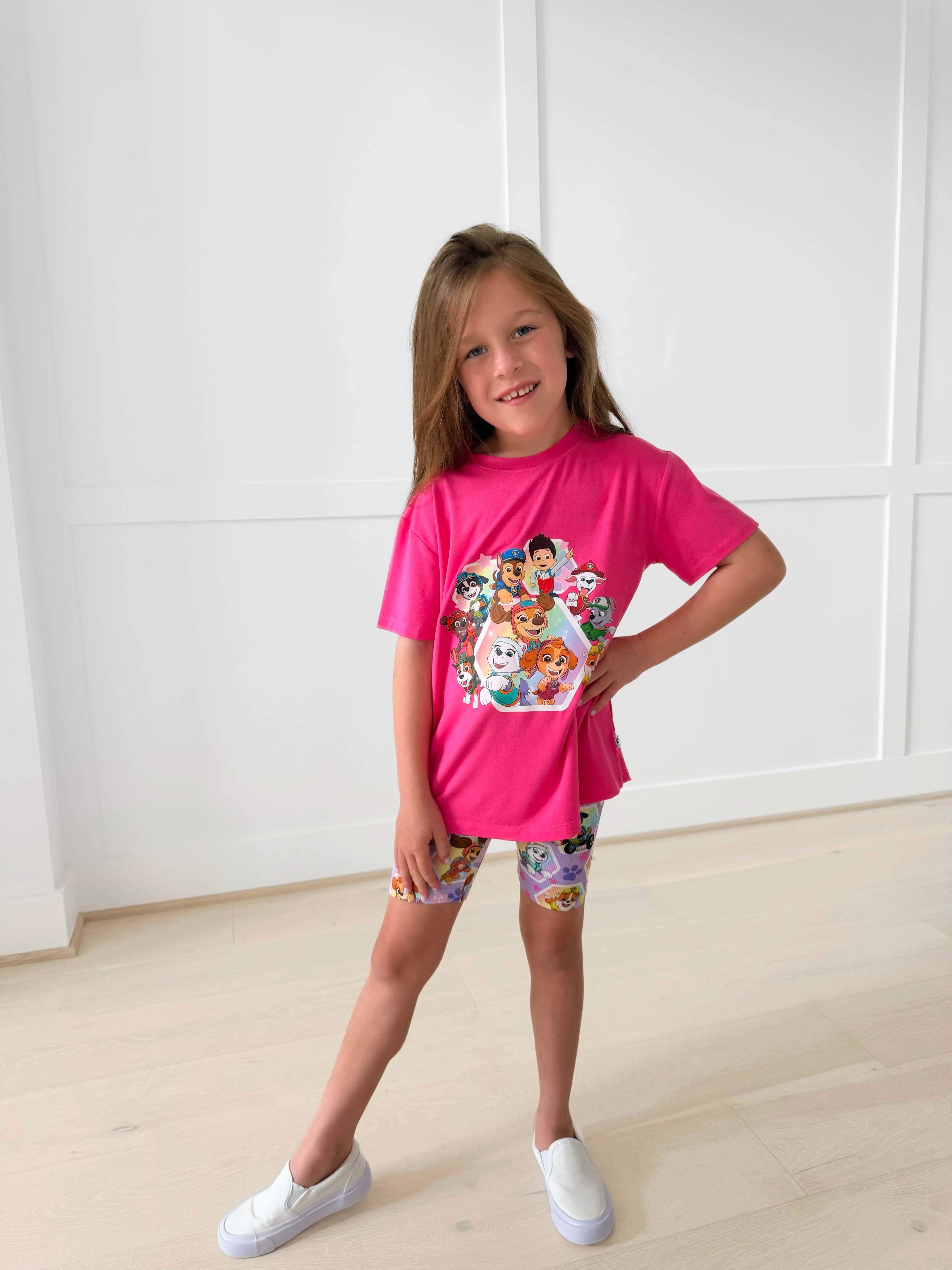 Bamboo GIRLS ON A ROLL KIDS GRAPHIC TEE