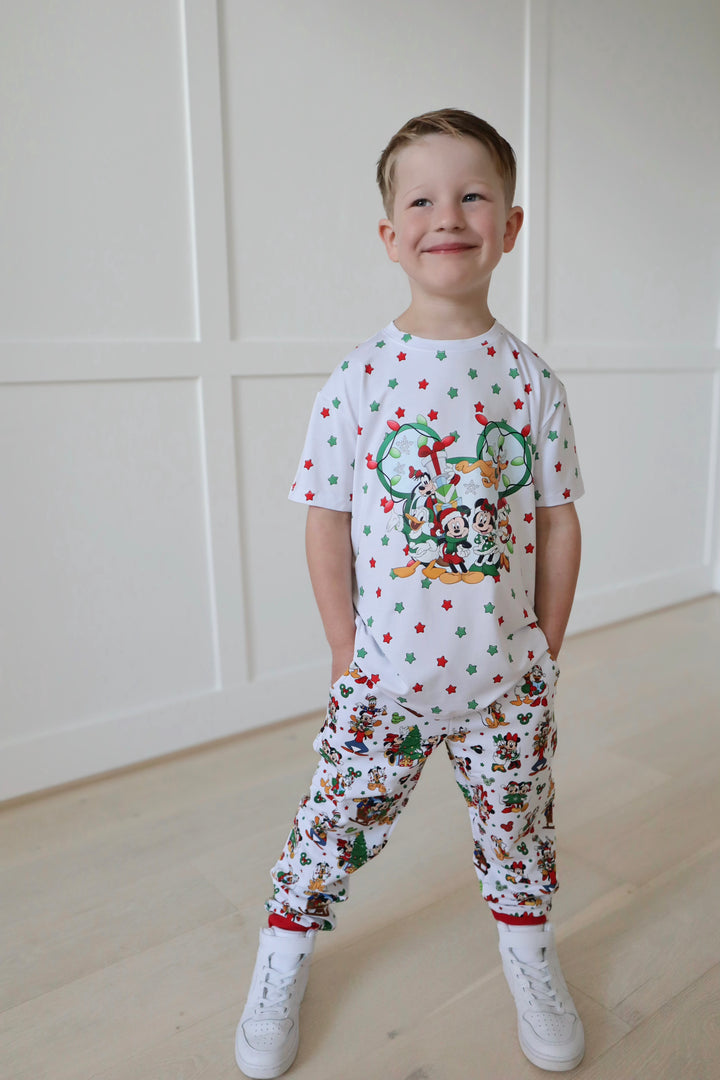 Bamboo MERRY MAGIC ON MAIN KIDS GRAPHIC TEE