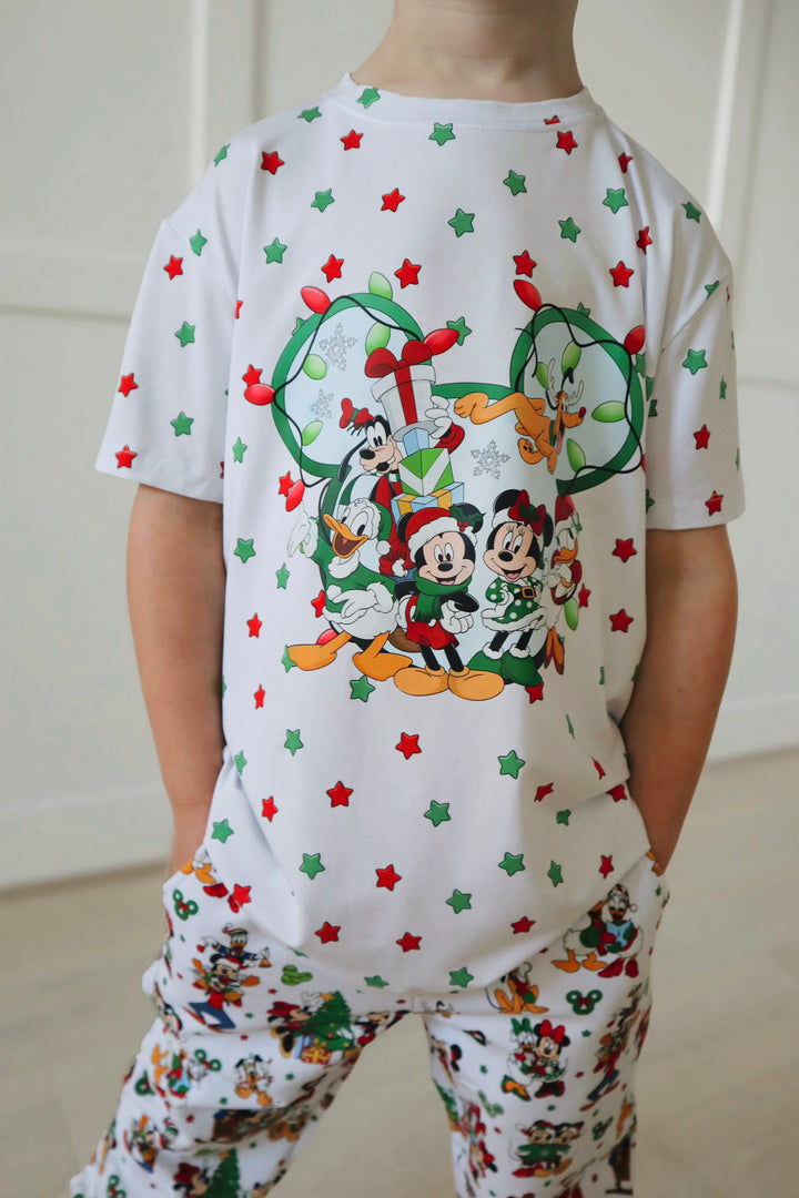 Bamboo MERRY MAGIC ON MAIN KIDS GRAPHIC TEE