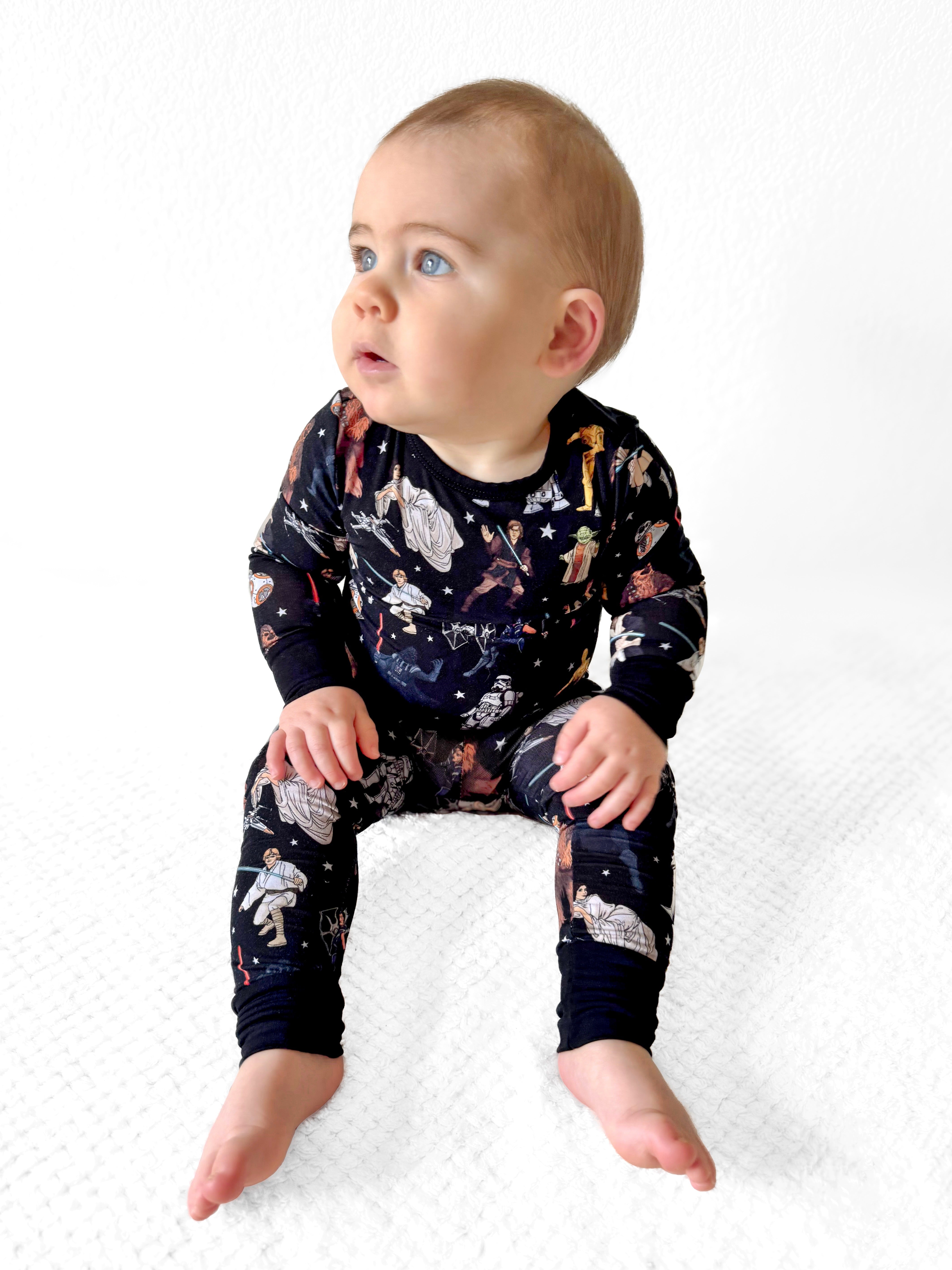 Bamboo GALAXY FAR FAR AWAY Two Piece Long Sleeve/Pant Set