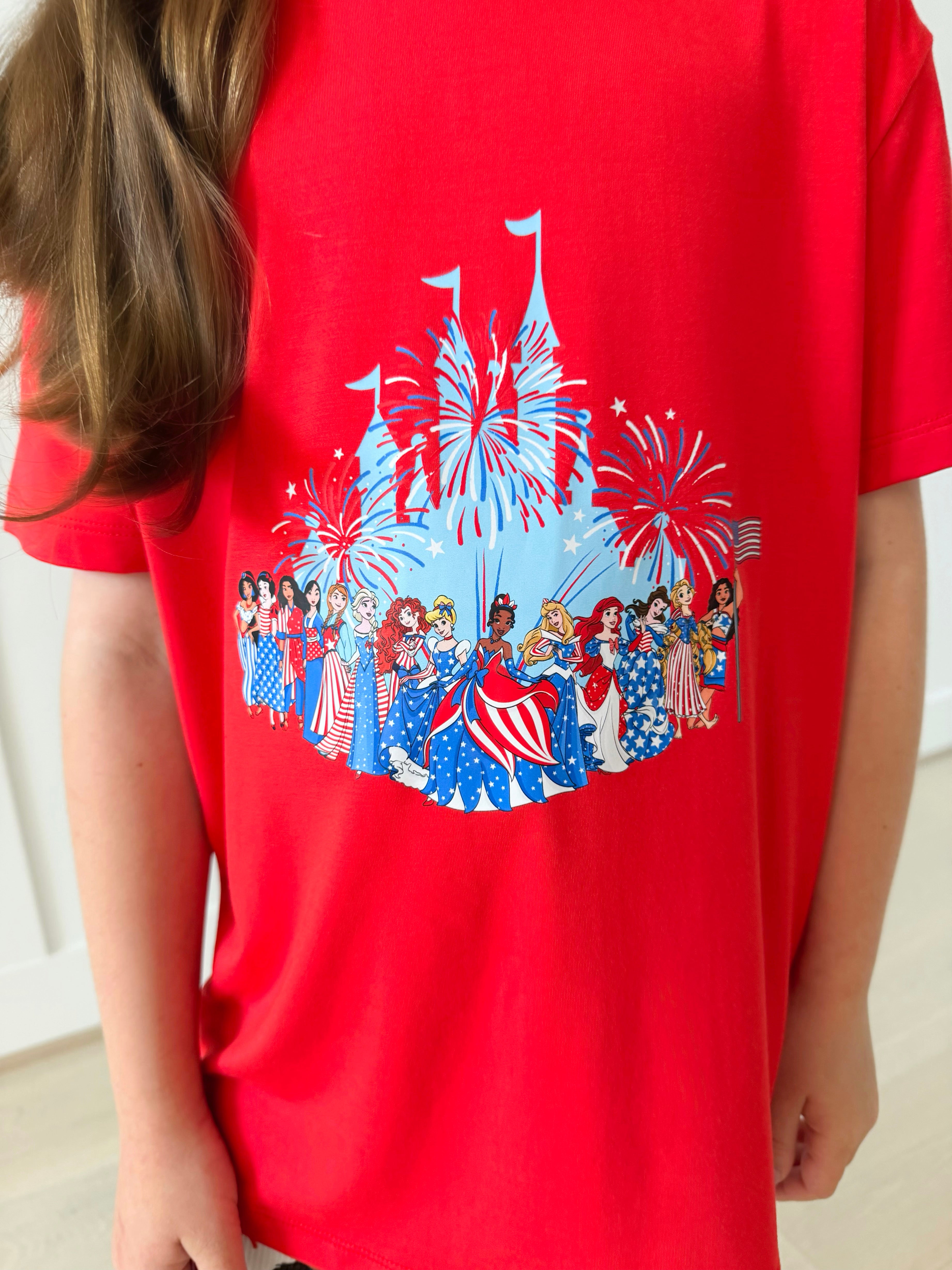 Bamboo STAR SPANGLED ROYALTY KIDS GRAPHIC TEE