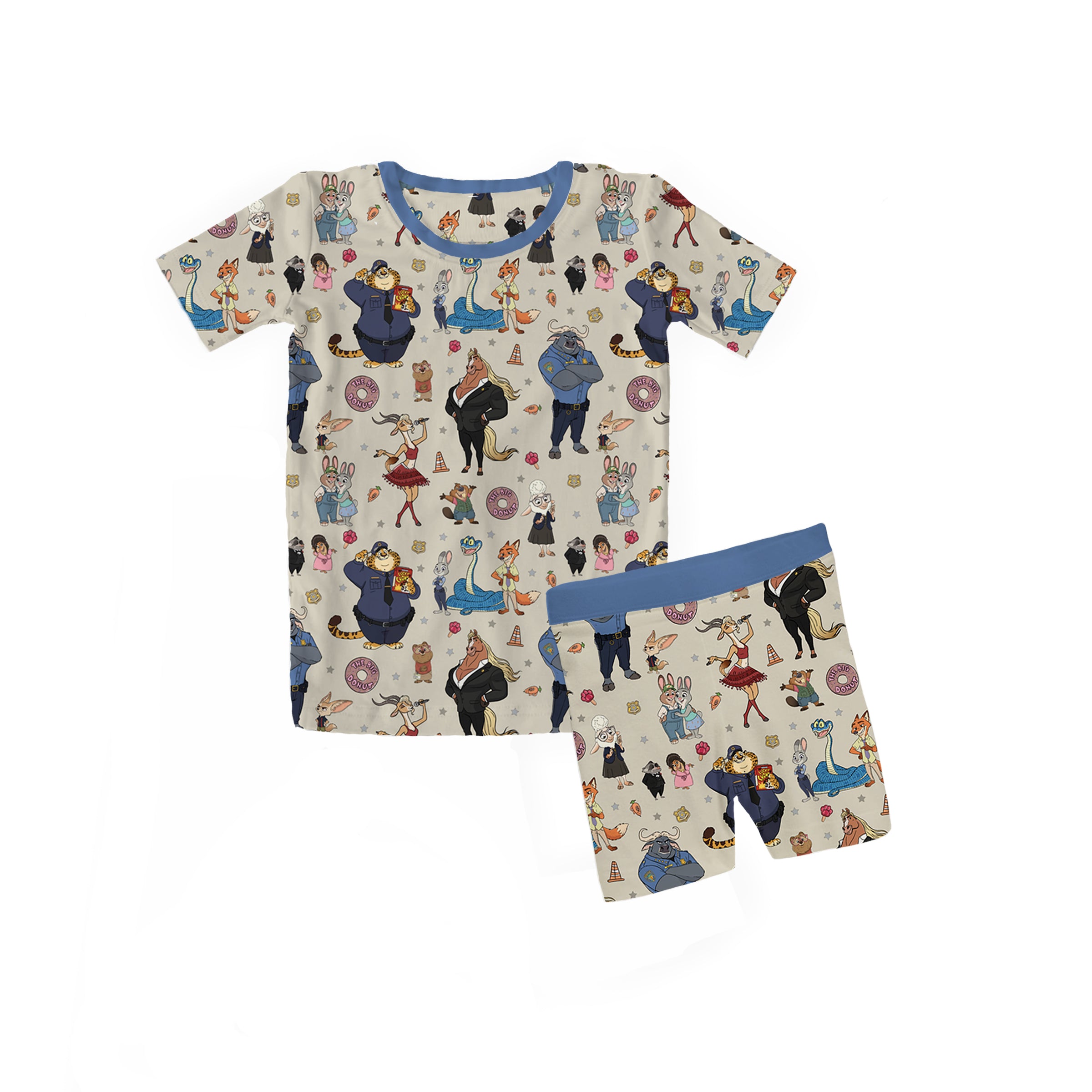 Bamboo HOP TO IT Two Piece SHORT SLEEVE/SHORT Set