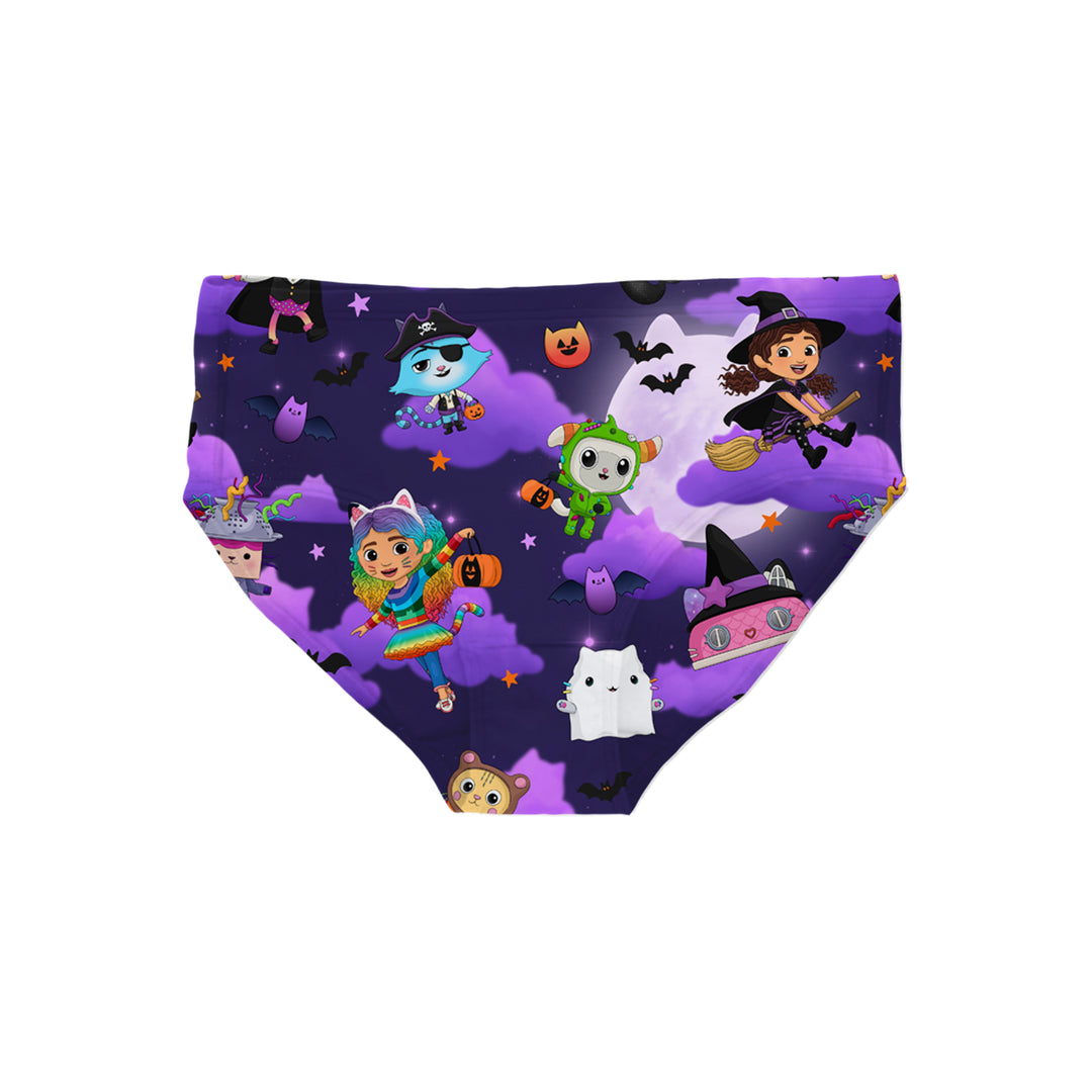 BAMBOO HAPPY CAT-O-WEEN GIRLS UNDERWEAR