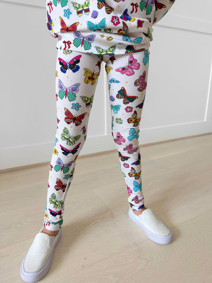 Bamboo RIBBED ENCHANTED WINGS LEGGINGS