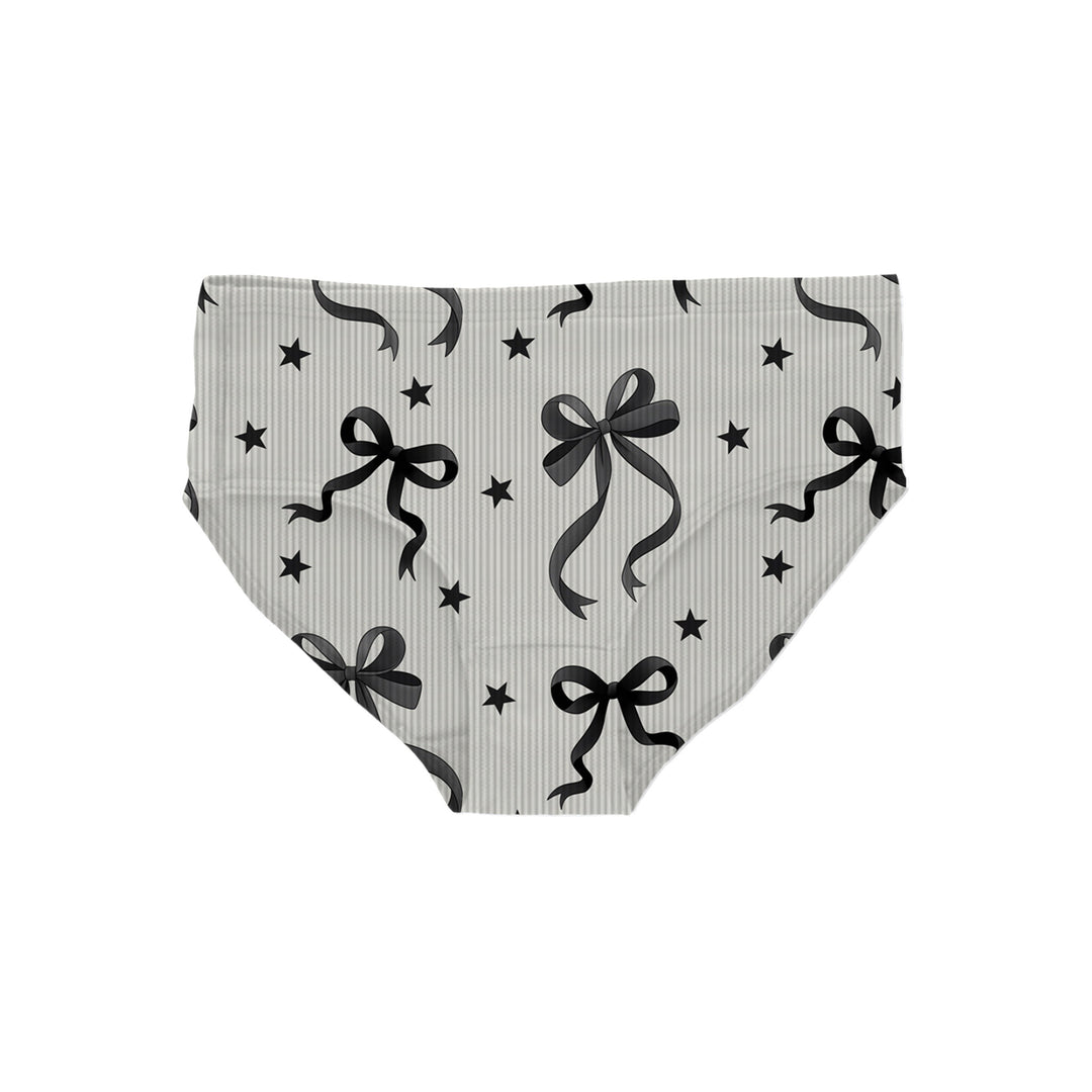 BAMBOO RIBBED JUST A BOW GIRL GIRLS UNDERWEAR