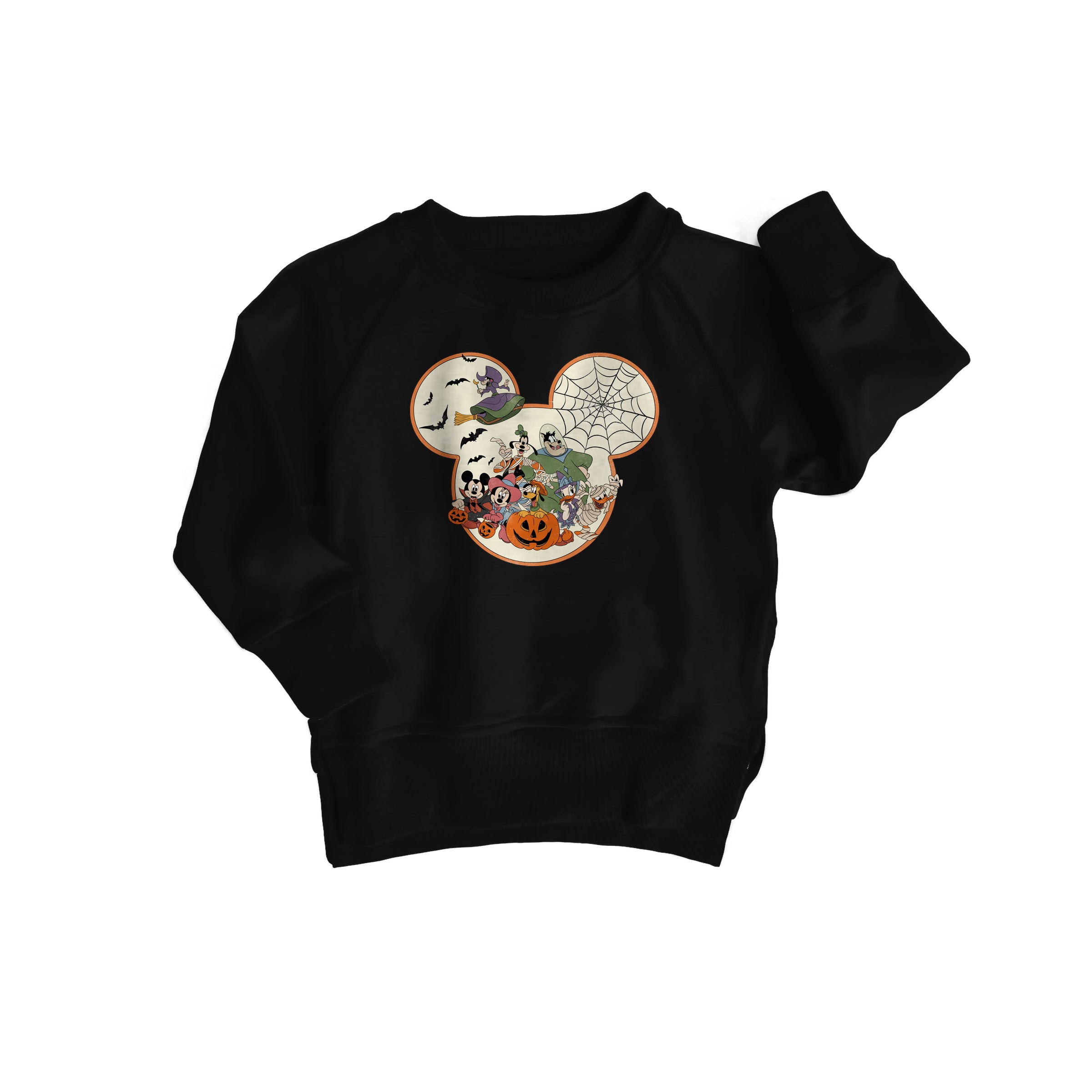 bamboo Spooky Friends kids crewneck