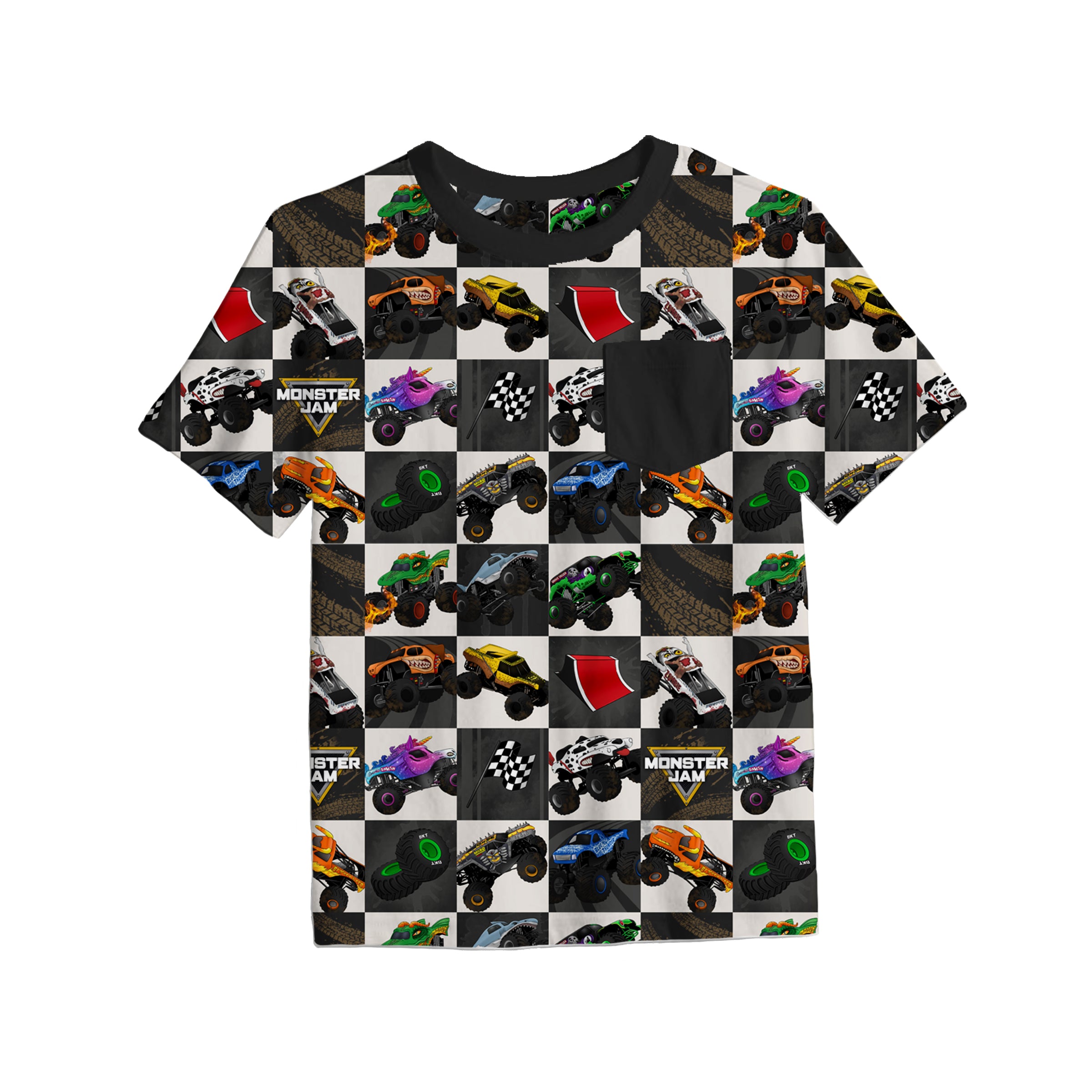 Preorder Bamboo WHEELIE BIG ENERGY FULL PRINT POCKET TEE EST Ship Date OCTOBER 2026