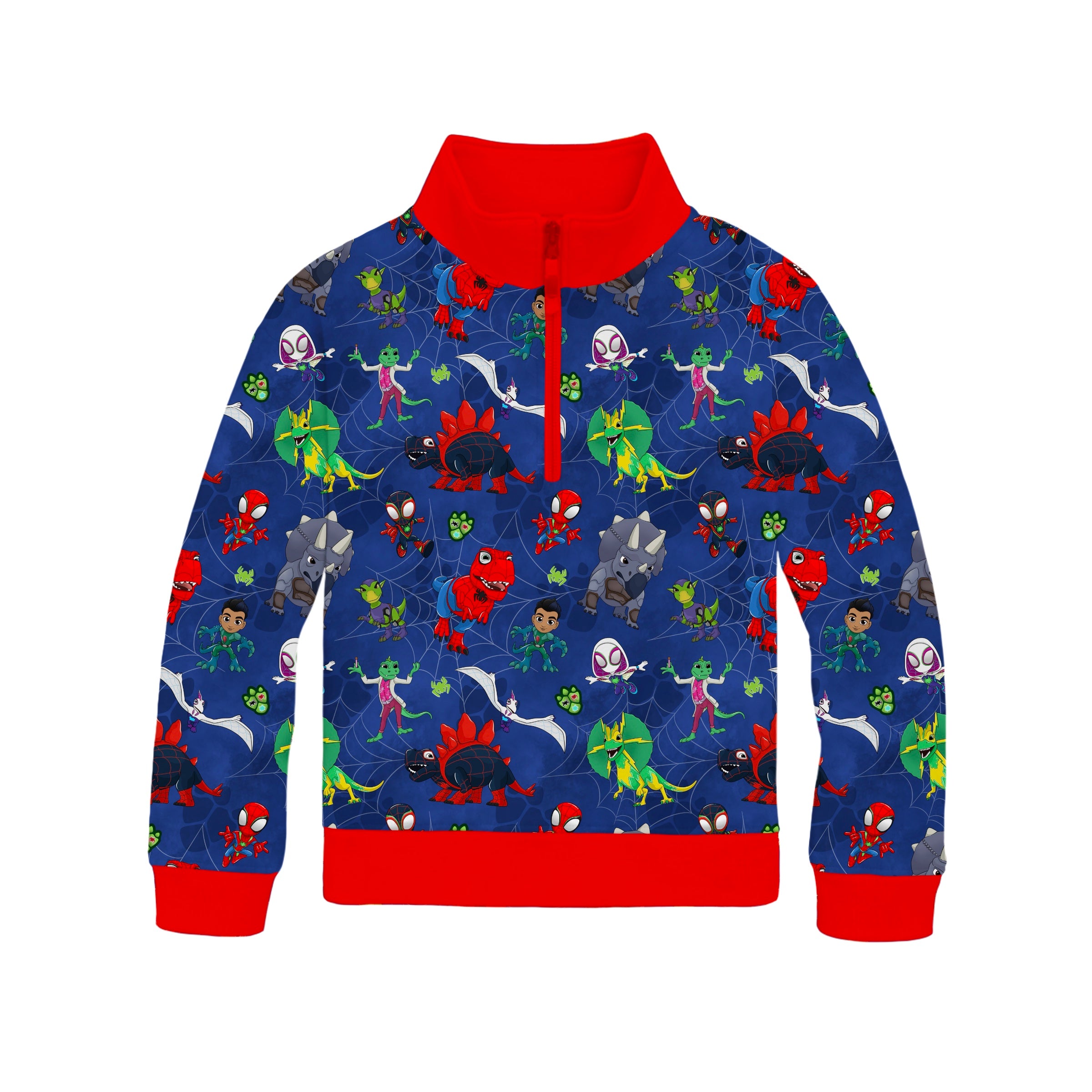 Preorder Bamboo COTTON SPANDEX WEBBED & WILD QUARTER ZIP SHIP DATE OCTOBER 2026 (NO FLEECE)